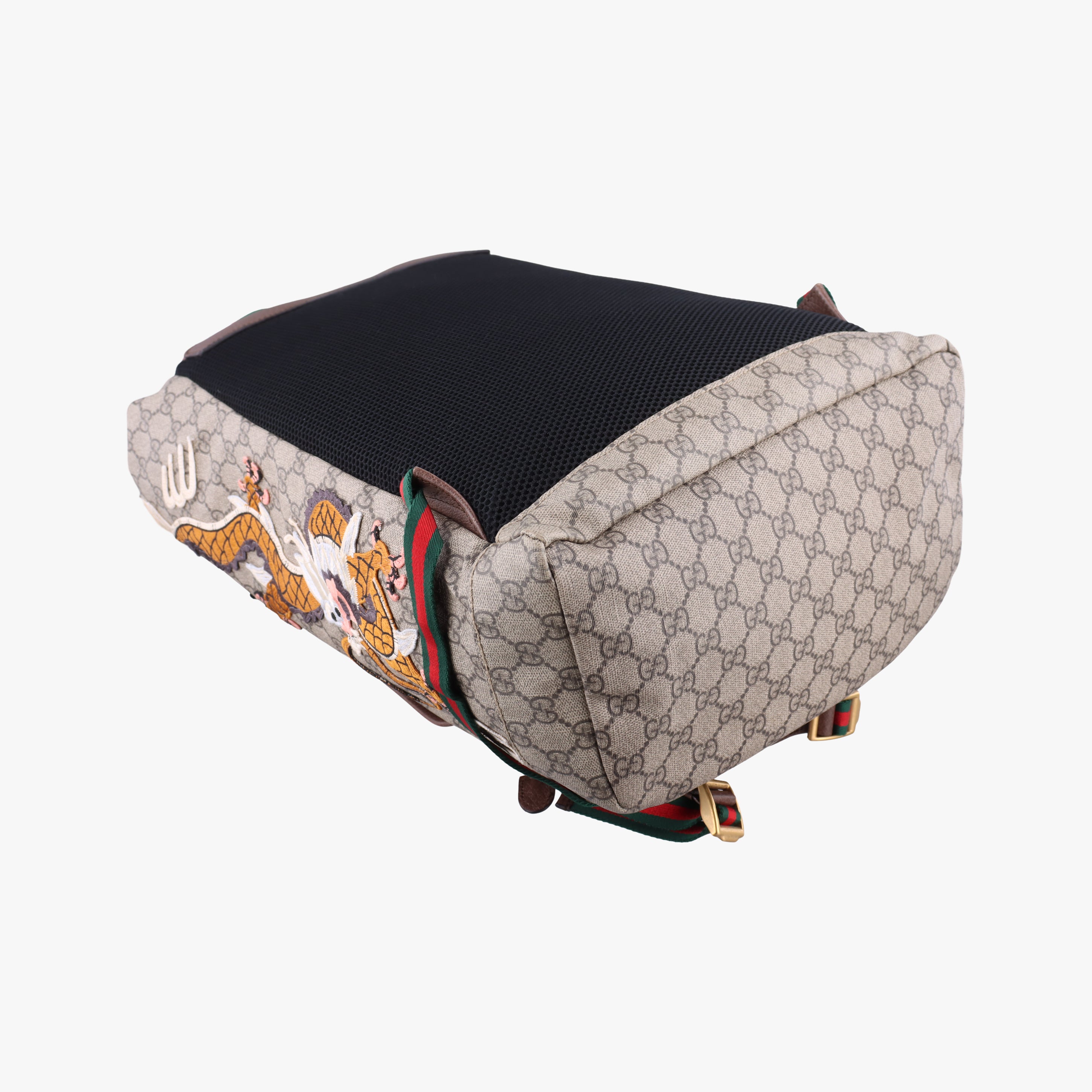 Soft GG Supreme Brown×multicolor PVC coated canvas 473869 C023929655ソフトGGスプリューム ブラウン×マルチカラー PVCコーティングキャンバス 473869 C023929655