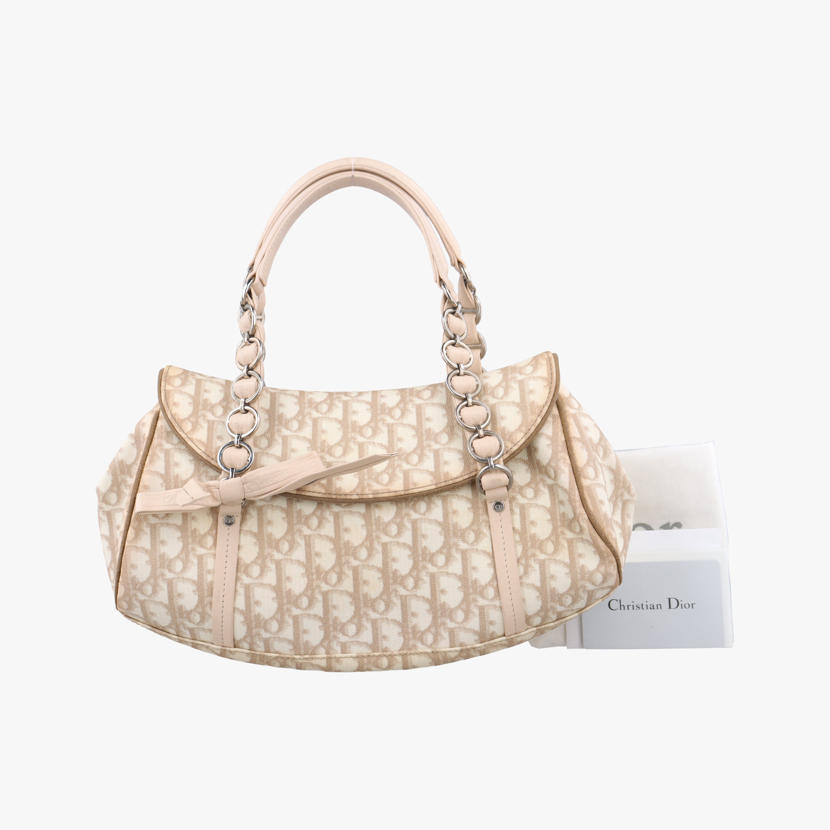 Romantique Trotter Beigex White PVC coated canvas 03-RU-0037ロマンティックトロッター ベージュ×ホワイト PVCコーティングキャンバス 03-RU-0037