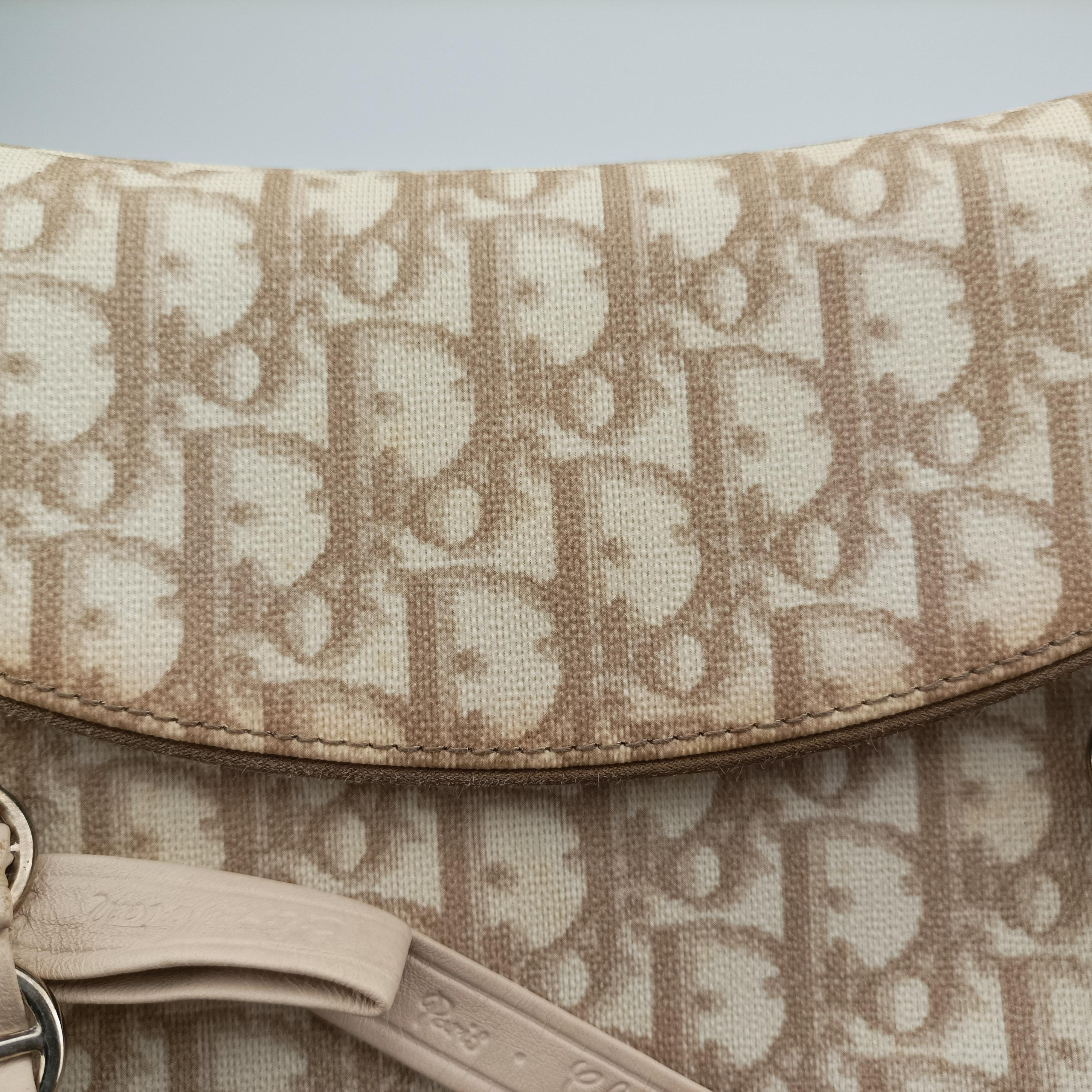 Romantique Trotter Beigex White PVC coated canvas 03-RU-0037ロマンティックトロッター ベージュ×ホワイト PVCコーティングキャンバス 03-RU-0037