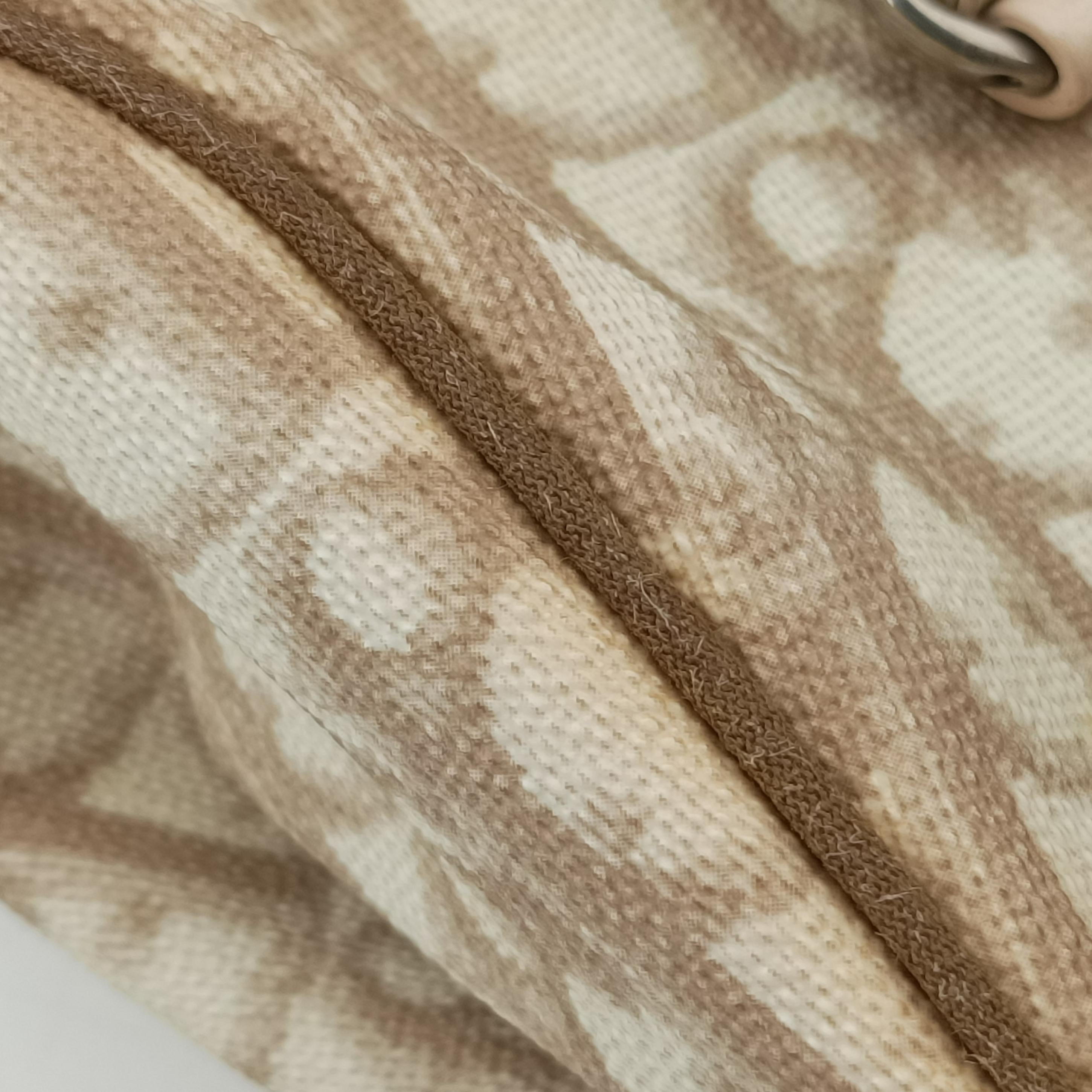 Romantique Trotter Beigex White PVC coated canvas 03-RU-0037ロマンティックトロッター ベージュ×ホワイト PVCコーティングキャンバス 03-RU-0037