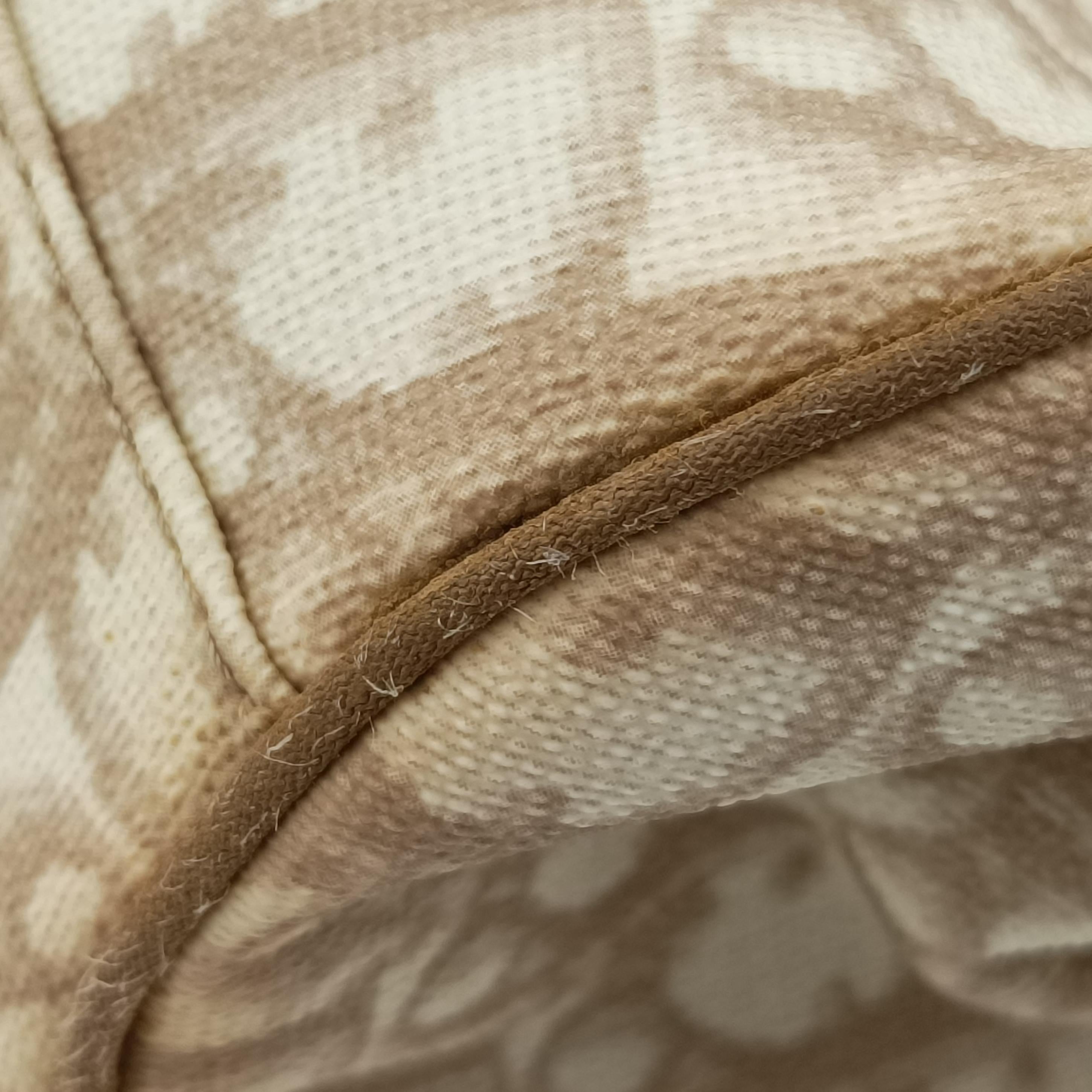 Romantique Trotter Beigex White PVC coated canvas 03-RU-0037ロマンティックトロッター ベージュ×ホワイト PVCコーティングキャンバス 03-RU-0037