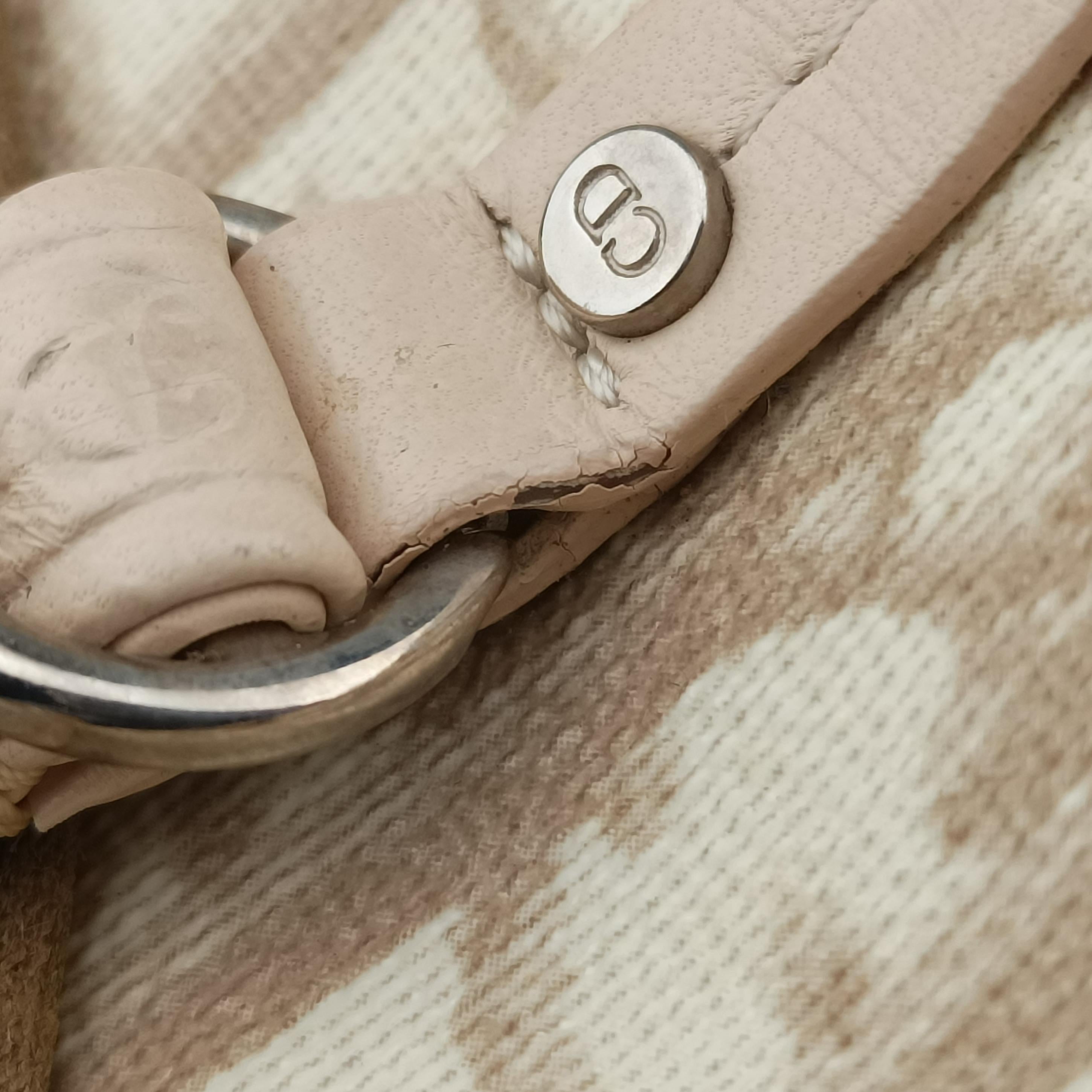 Romantique Trotter Beigex White PVC coated canvas 03-RU-0037ロマンティックトロッター ベージュ×ホワイト PVCコーティングキャンバス 03-RU-0037