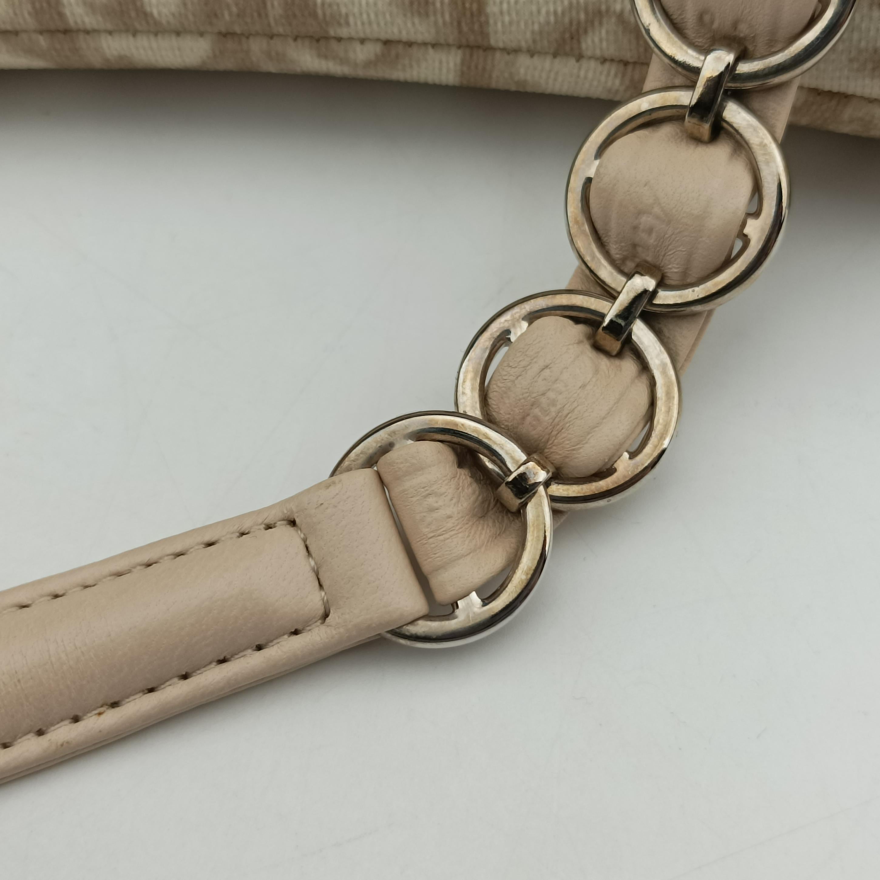 Romantique Trotter Beigex White PVC coated canvas 03-RU-0037ロマンティックトロッター ベージュ×ホワイト PVCコーティングキャンバス 03-RU-0037