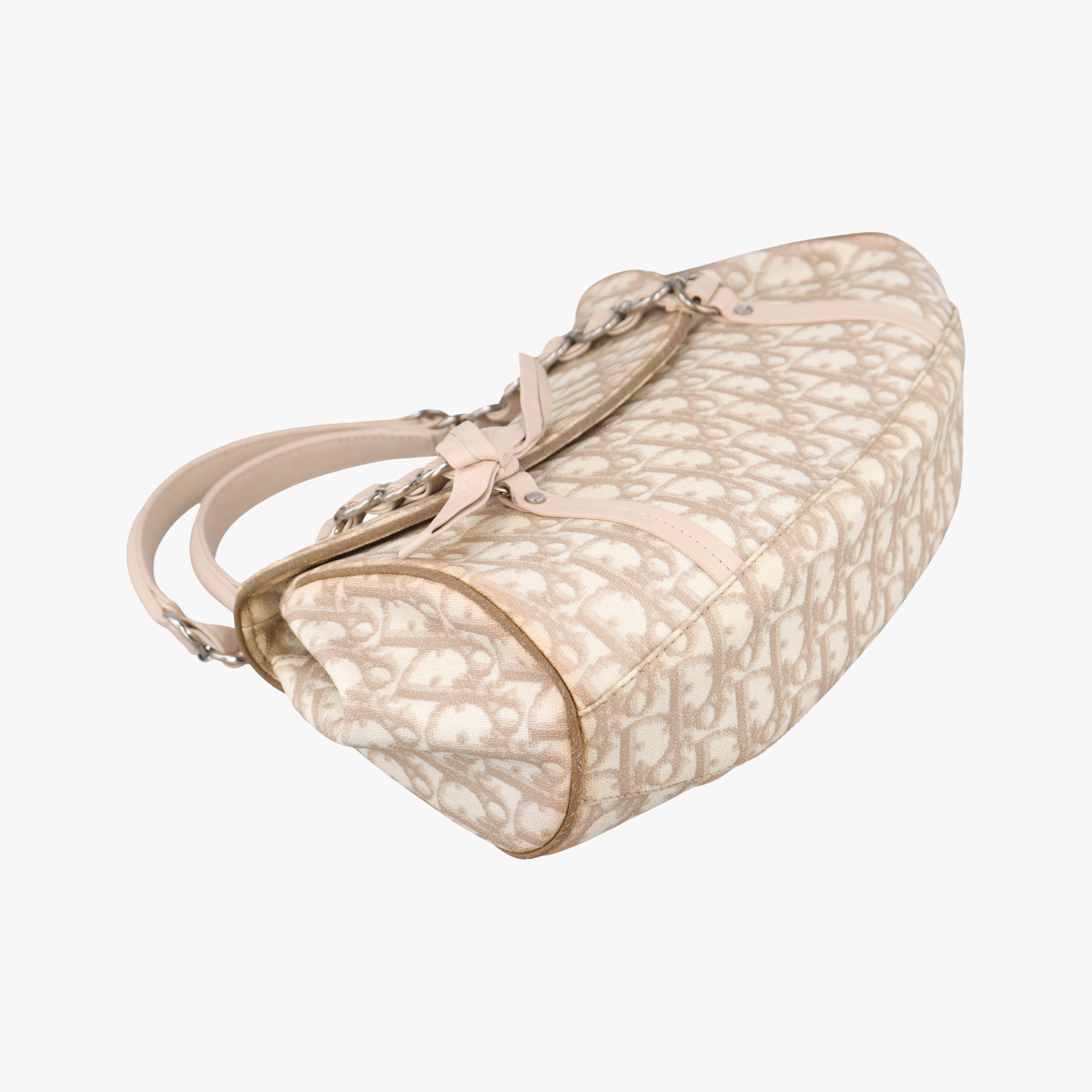 Romantique Trotter Beigex White PVC coated canvas 03-RU-0037ロマンティックトロッター ベージュ×ホワイト PVCコーティングキャンバス 03-RU-0037