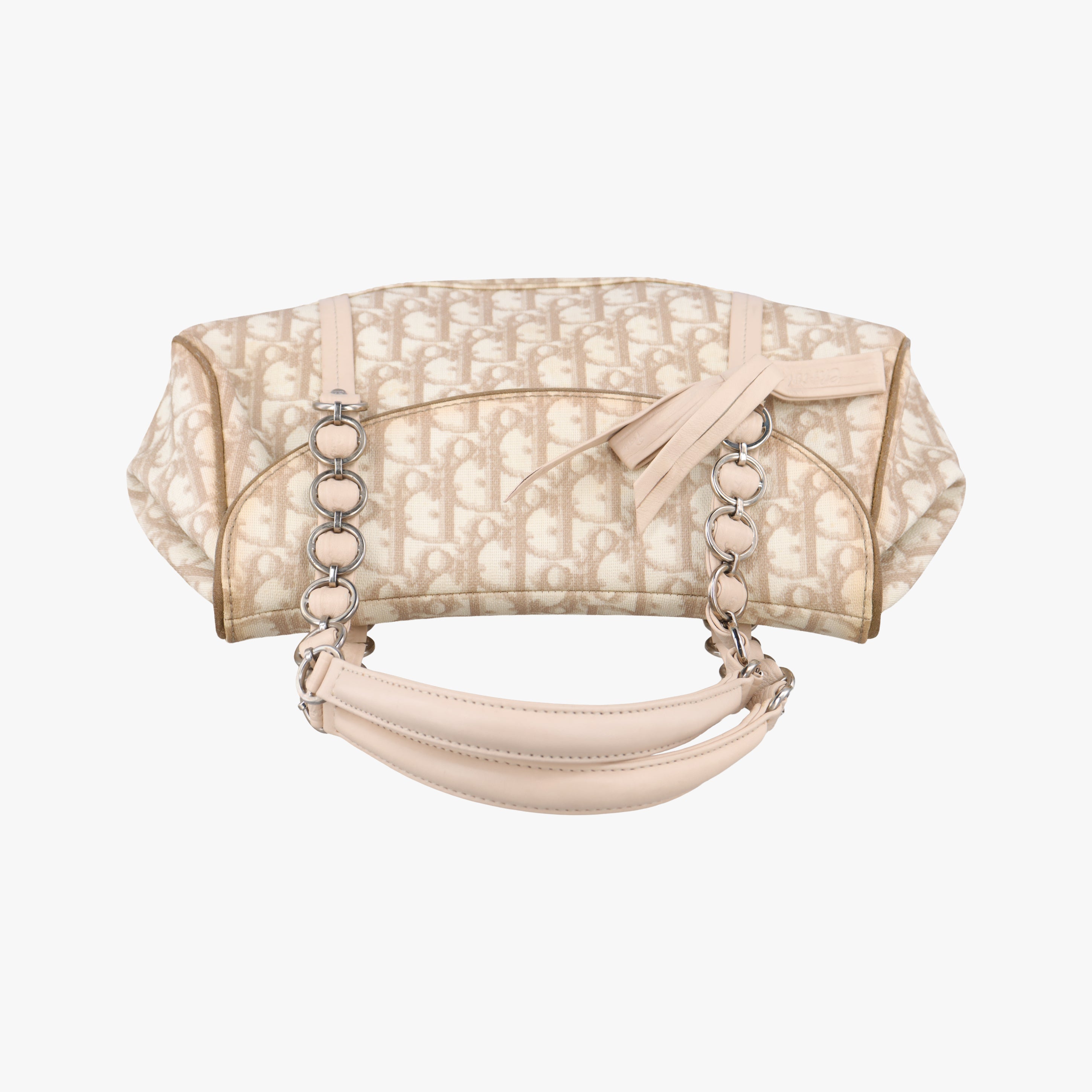 Romantique Trotter Beigex White PVC coated canvas 03-RU-0037ロマンティックトロッター ベージュ×ホワイト PVCコーティングキャンバス 03-RU-0037