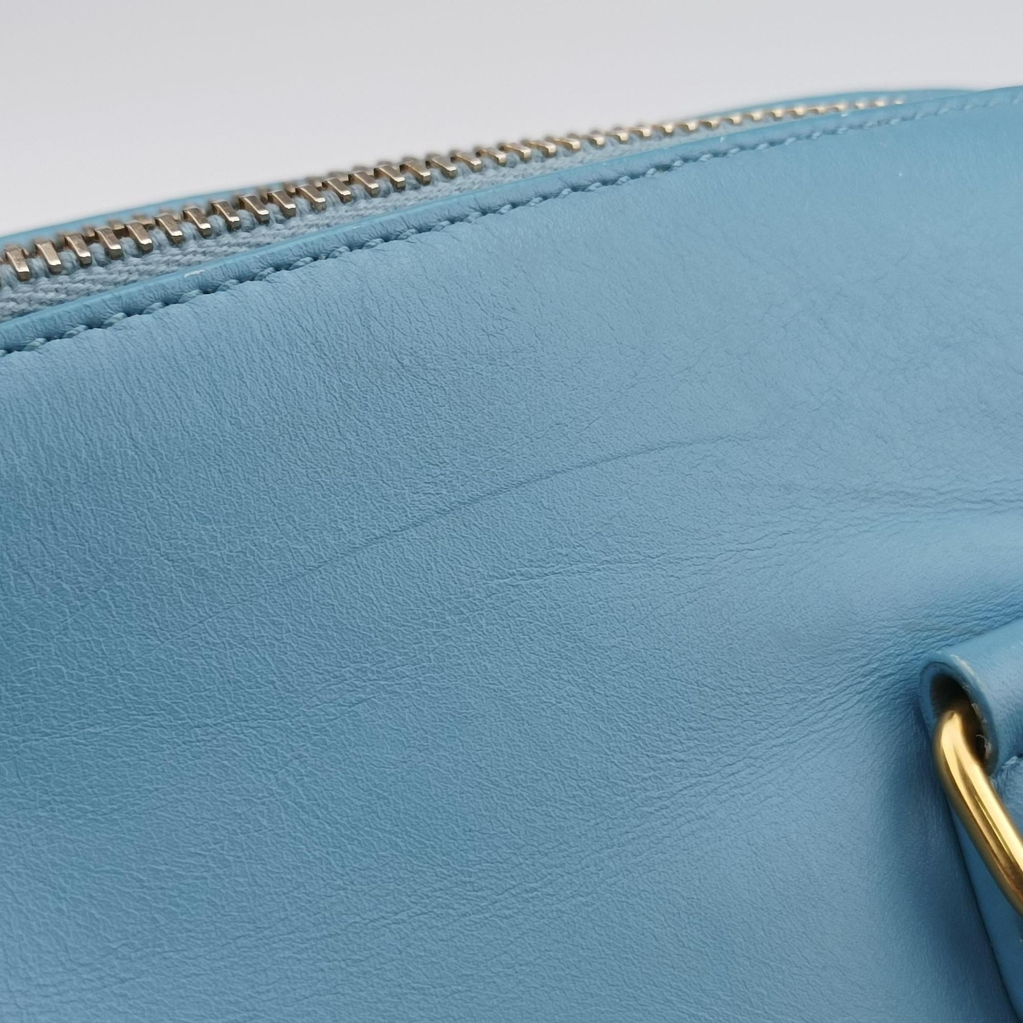 CLASSIC BABY DUFFLE Blue Leather 330958 330958.002058クラシック ベイビーダッフル ブルー レザー 330958 330958.002058