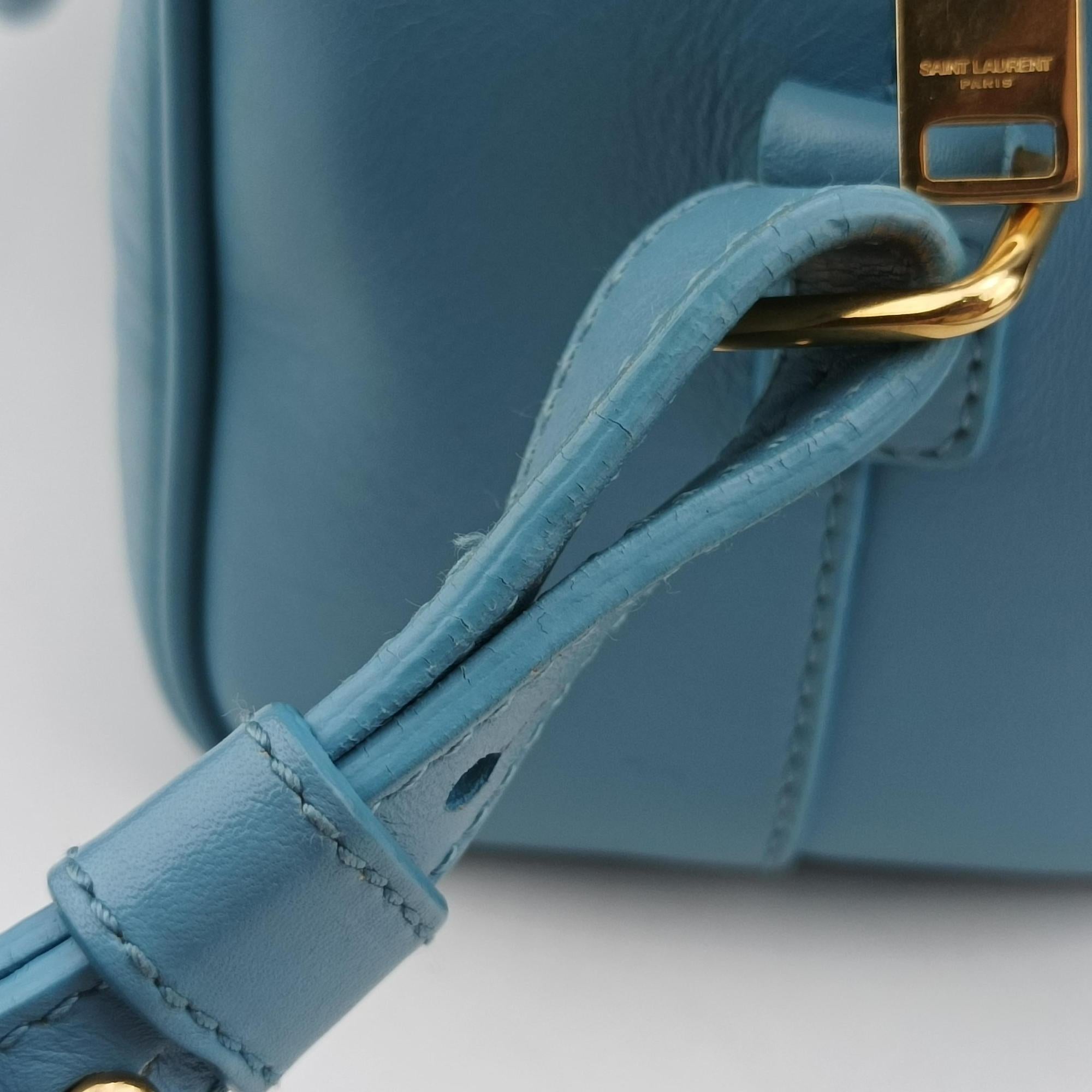 CLASSIC BABY DUFFLE Blue Leather 330958 330958.002058クラシック ベイビーダッフル ブルー レザー 330958 330958.002058