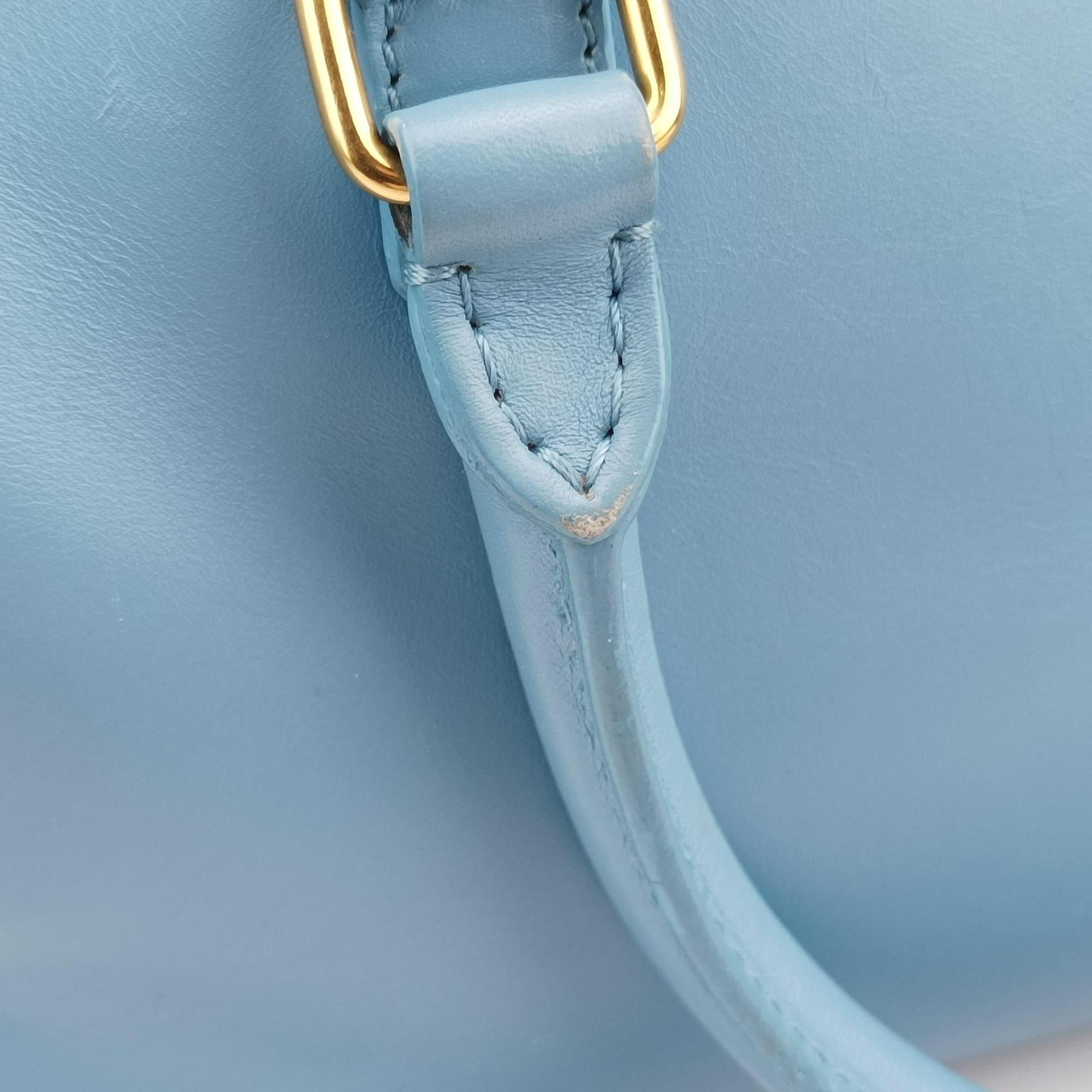 CLASSIC BABY DUFFLE Blue Leather 330958 330958.002058クラシック ベイビーダッフル ブルー レザー 330958 330958.002058