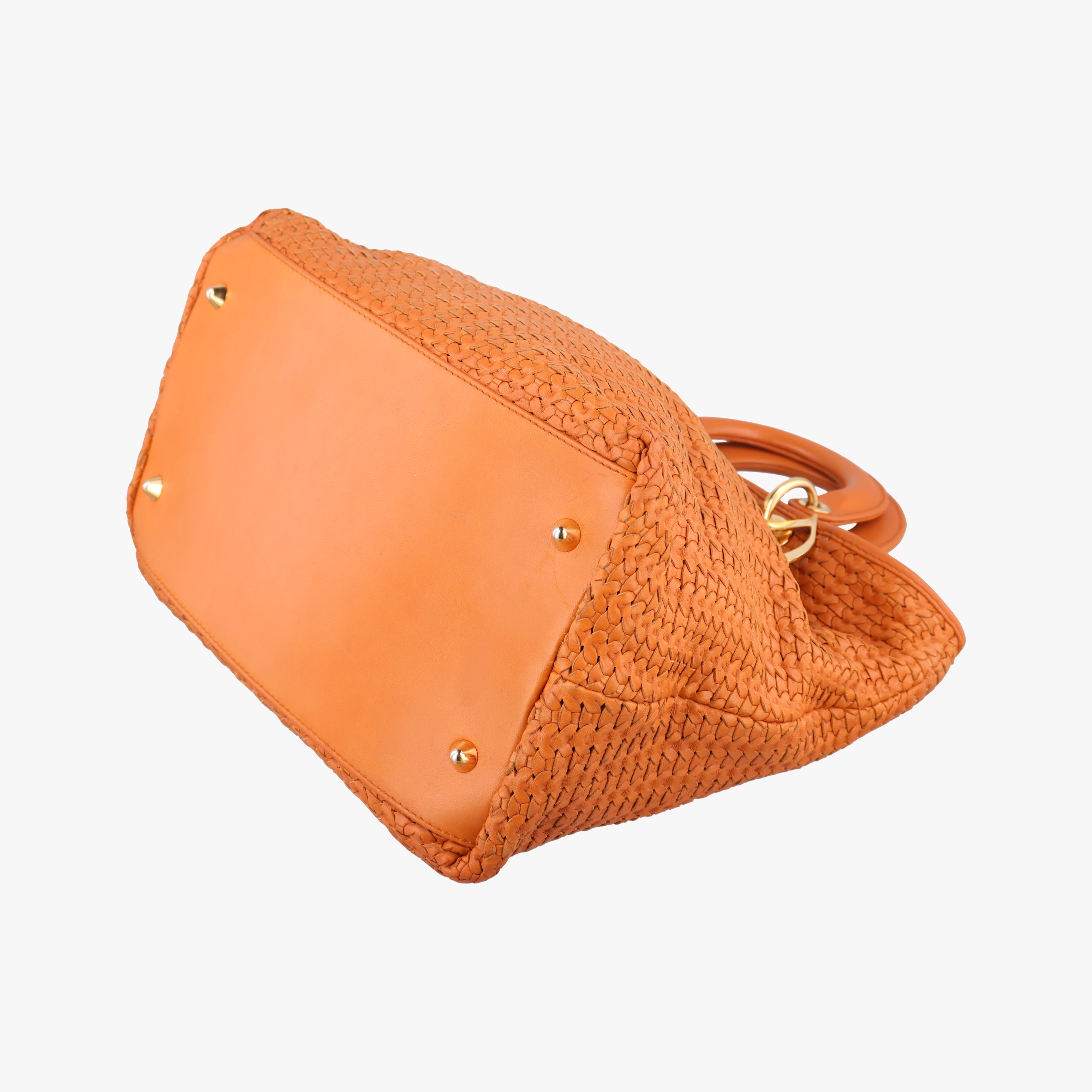 Soft Lady Dior orange lambskin 194-BM-1017ソフト レディディオール オレンジ ラムスキン 194-BM-1017