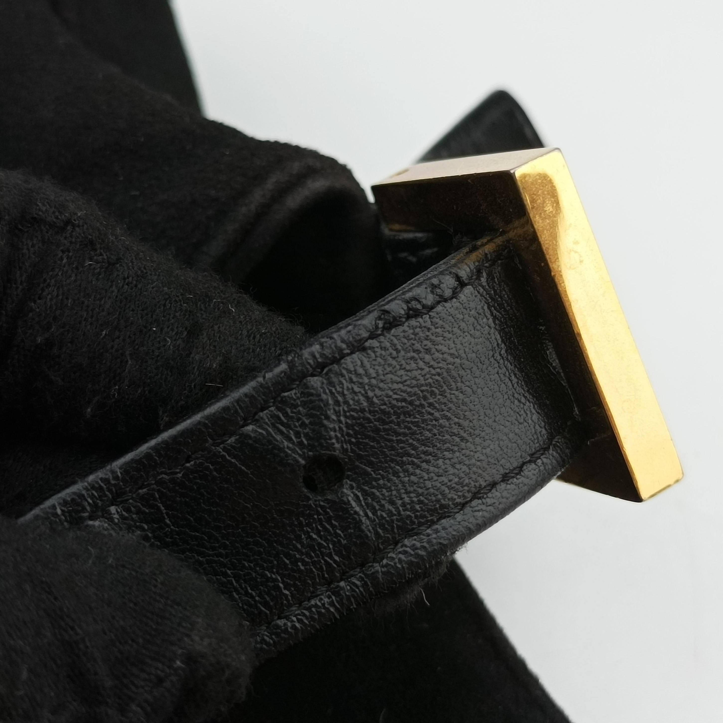 Mamma Baguette Black suede Lot number unknownマンマバケット ブラック スエード 製番不明