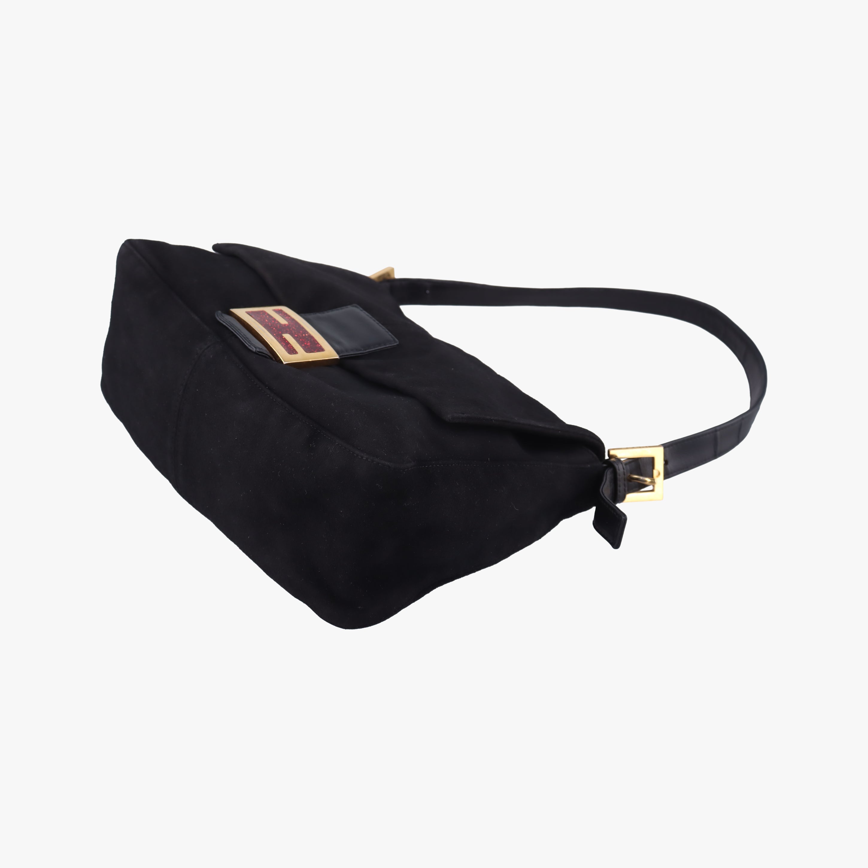 Mamma Baguette Black suede Lot number unknownマンマバケット ブラック スエード 製番不明
