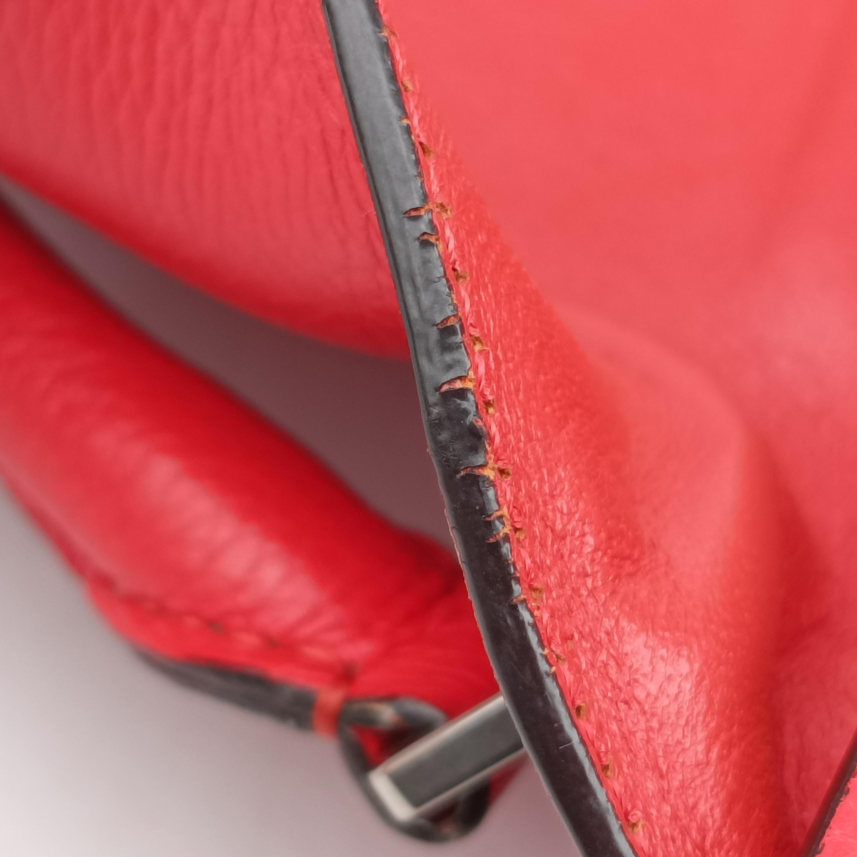 Trapeze Small Orange Suede×leather W-AT-3164 W-CU-3164トラペーズスモール オレンジ スエード×レザー W-AT-3164 W-CU-3164