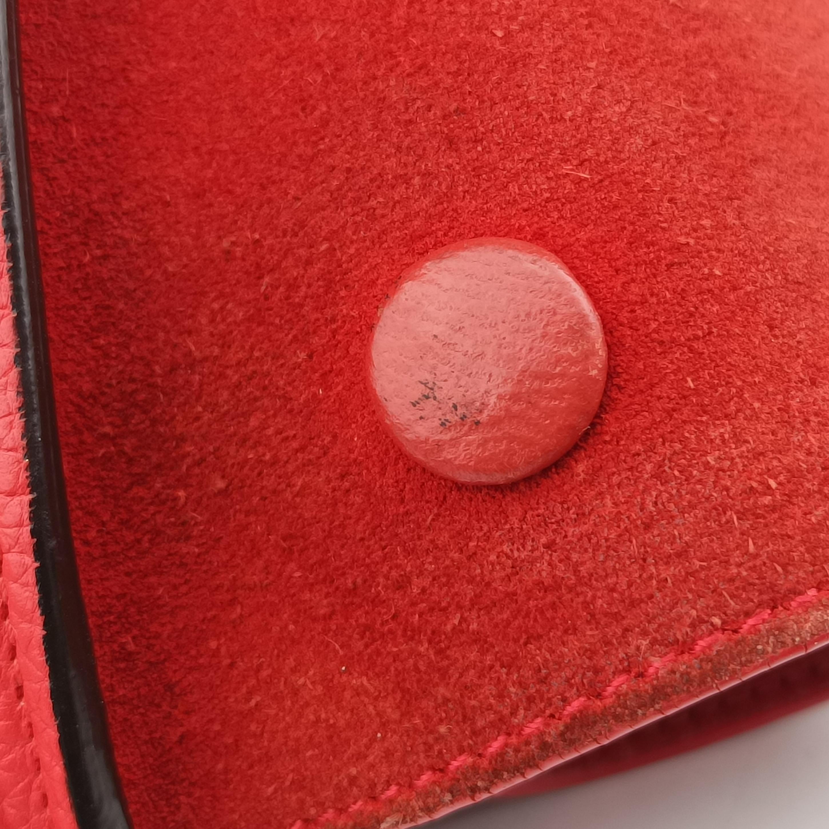 Trapeze Small Orange Suede×leather W-AT-3164 W-CU-3164トラペーズスモール オレンジ スエード×レザー W-AT-3164 W-CU-3164