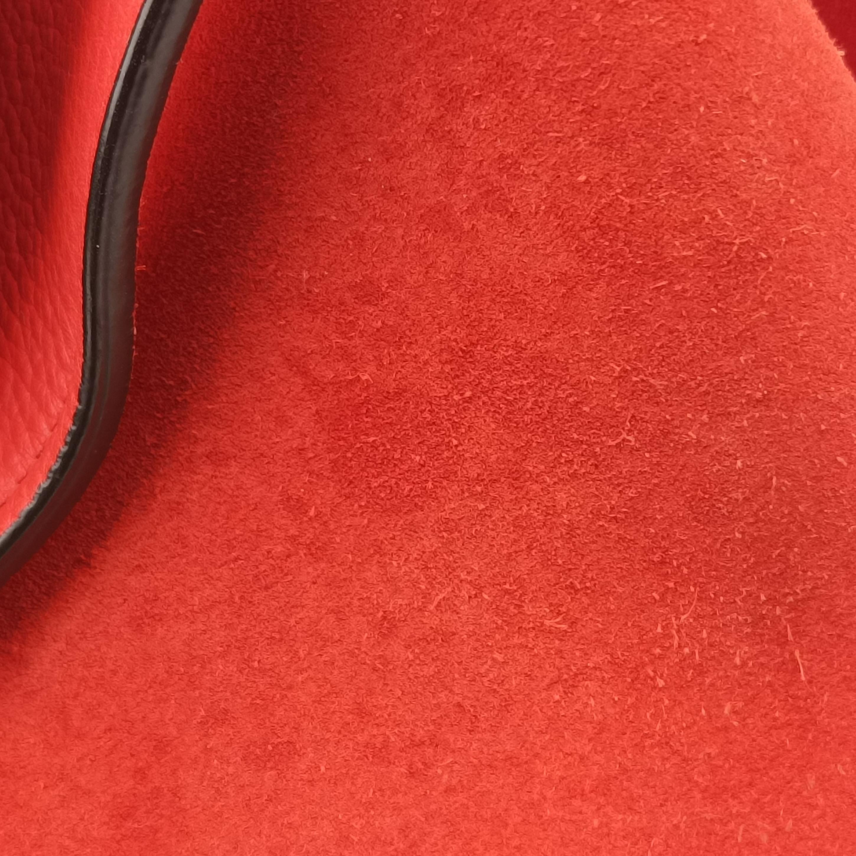 Trapeze Small Orange Suede×leather W-AT-3164 W-CU-3164トラペーズスモール オレンジ スエード×レザー W-AT-3164 W-CU-3164