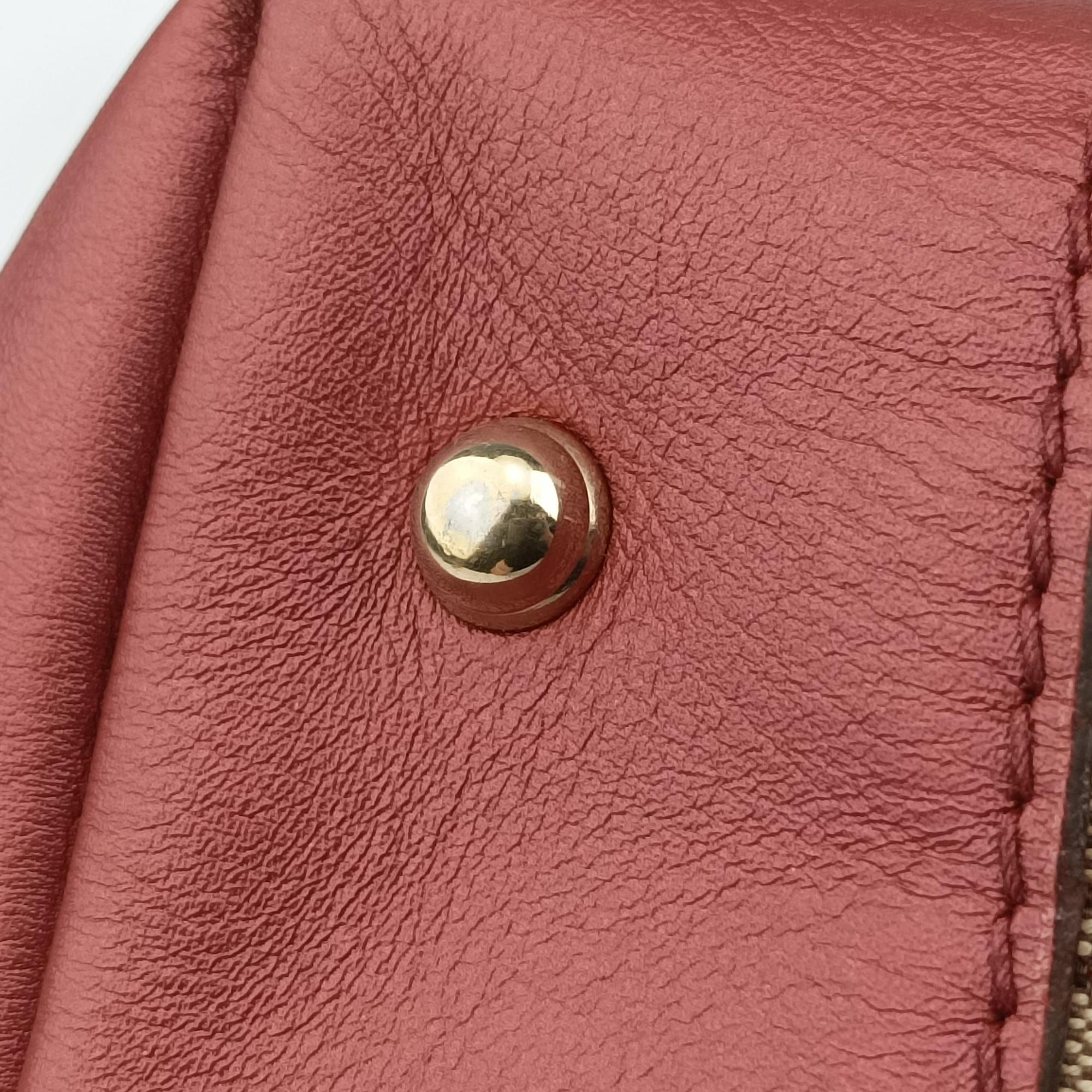 Heart Bit charm Brown×Red canvas×Leather 269956 G013661499ハートビット チャーム ブラウン×レッド キャンバス×レザー 269956 G013661499