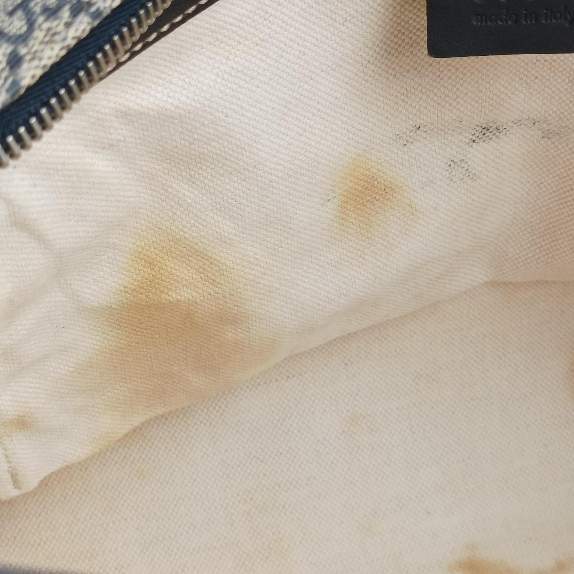 GG Imprime Beige x Navy PVC coated canvas 211138 C012667151GGインプリメ ベージュ×ネイビー PVCコーティングキャンバス 211138 C012667151