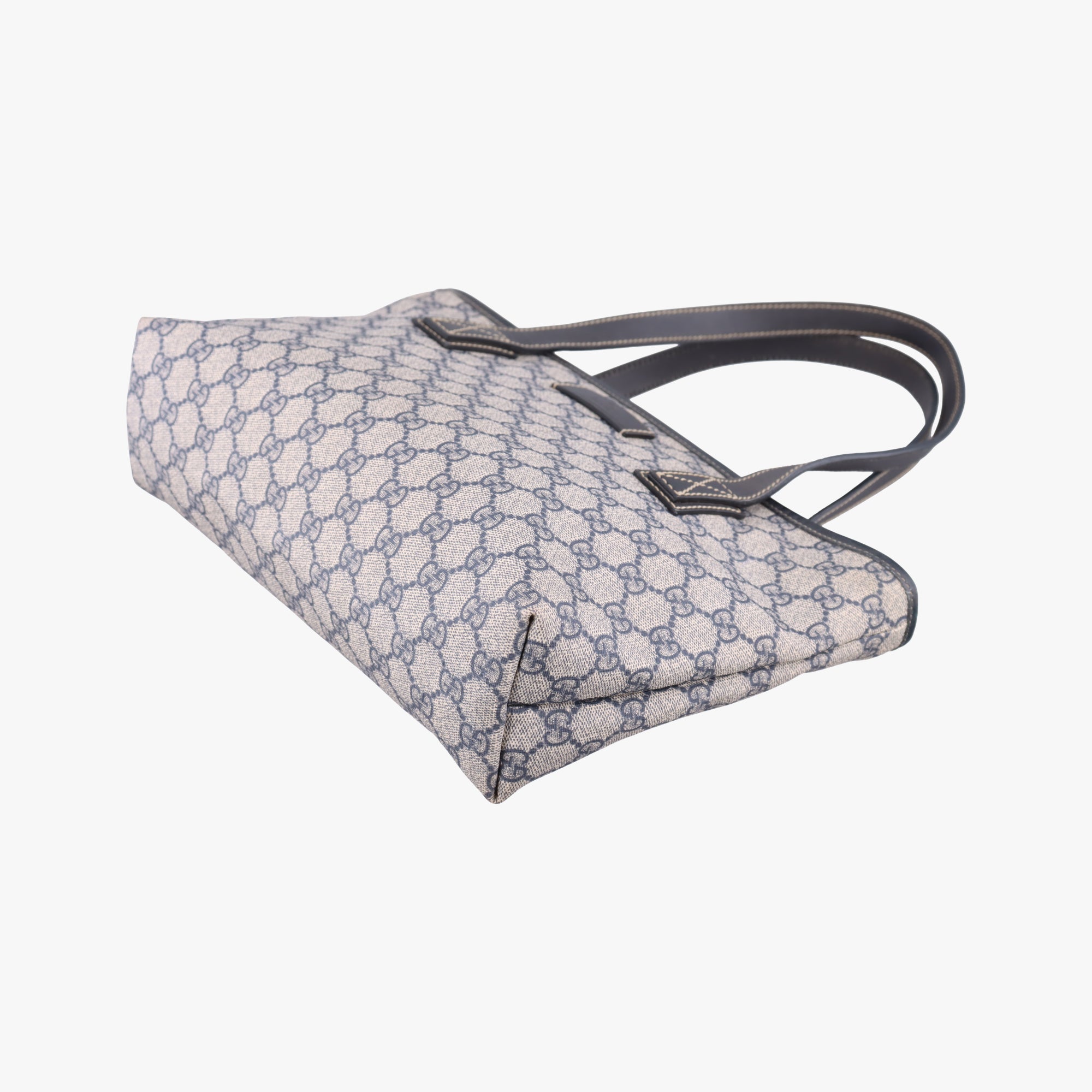 GG Imprime Beige x Navy PVC coated canvas 211138 C012667151GGインプリメ ベージュ×ネイビー PVCコーティングキャンバス 211138 C012667151