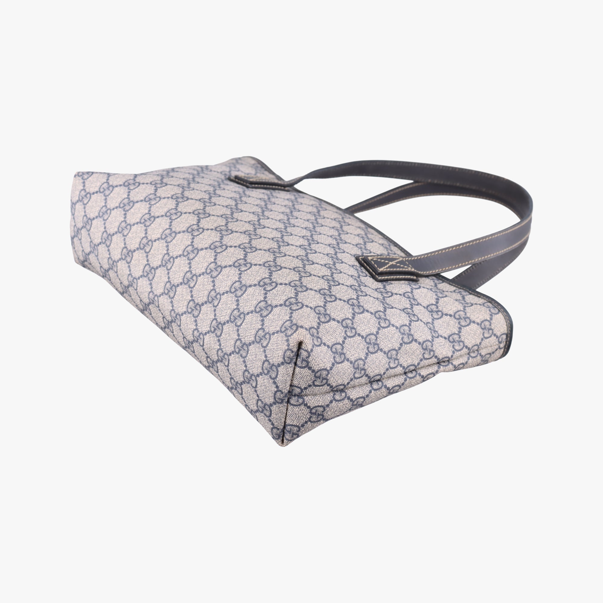 GG Imprime Beige x Navy PVC coated canvas 211138 C012667151GGインプリメ ベージュ×ネイビー PVCコーティングキャンバス 211138 C012667151