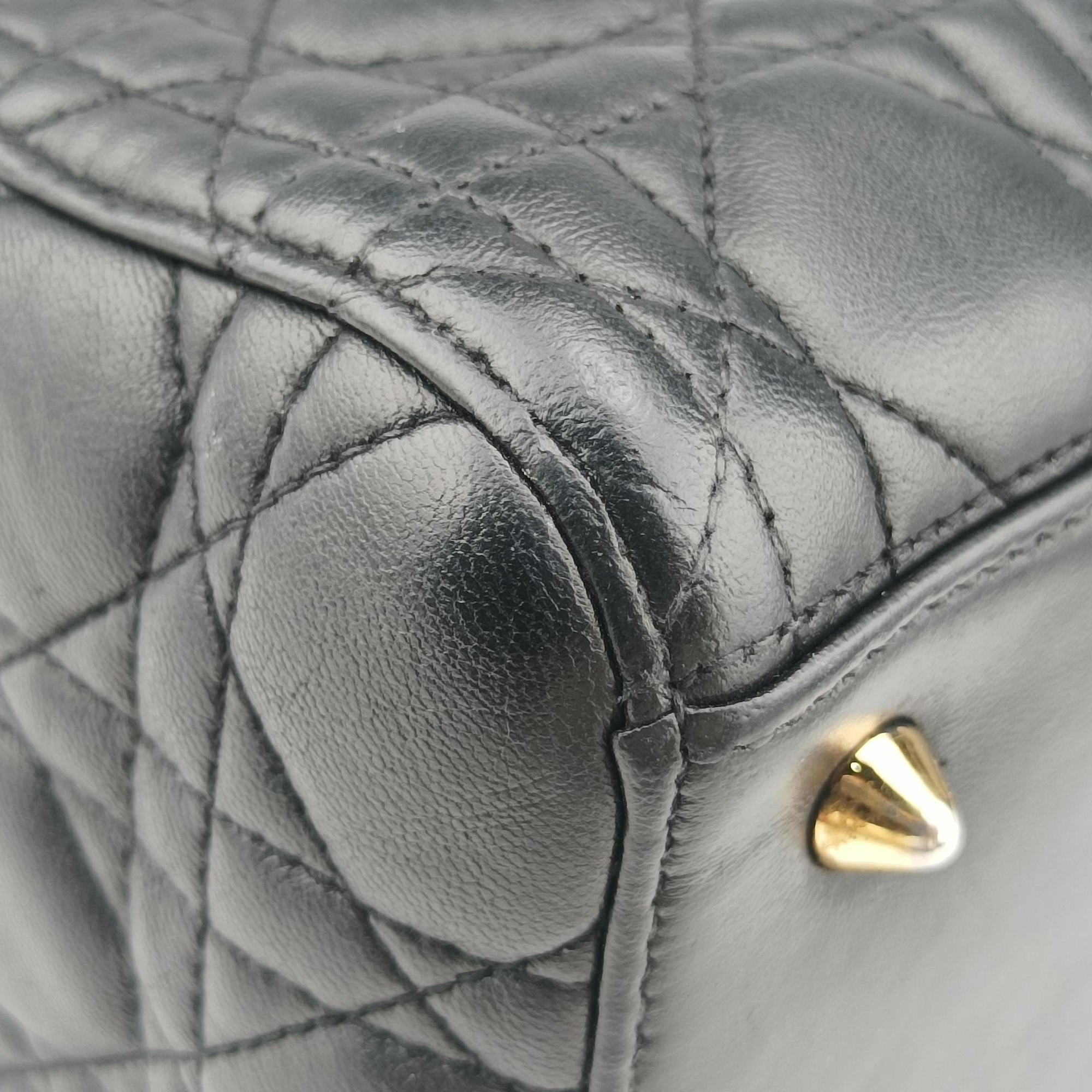 Lady Dior Black lambskin 02-MA-1114レディディオール ブラック ラムスキン 02-MA-1114