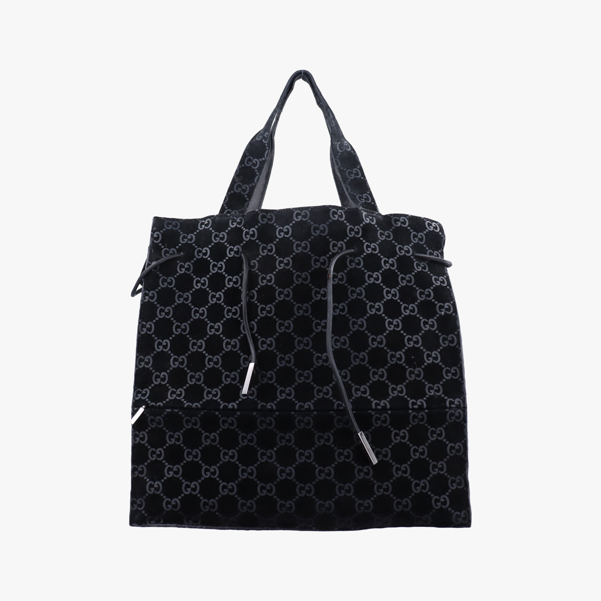 GG Suede Tote Black Suede 002.10 GGスエードトート ブラック スエード 002.10
