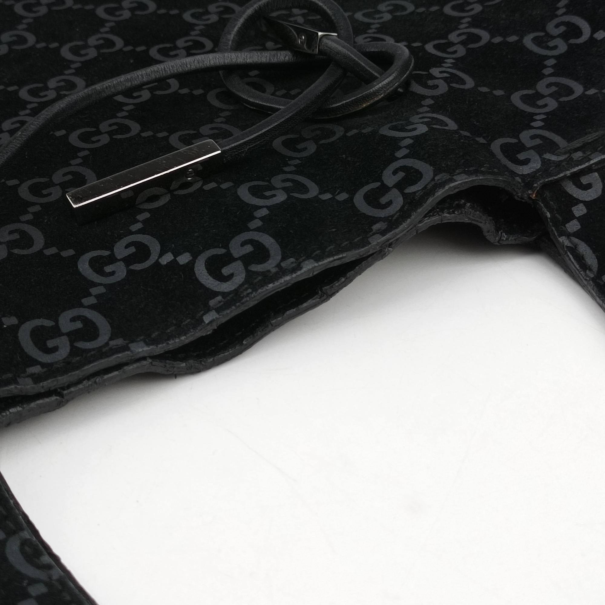 GG Suede Tote Black Suede 002.10 GGスエードトート ブラック スエード 002.10