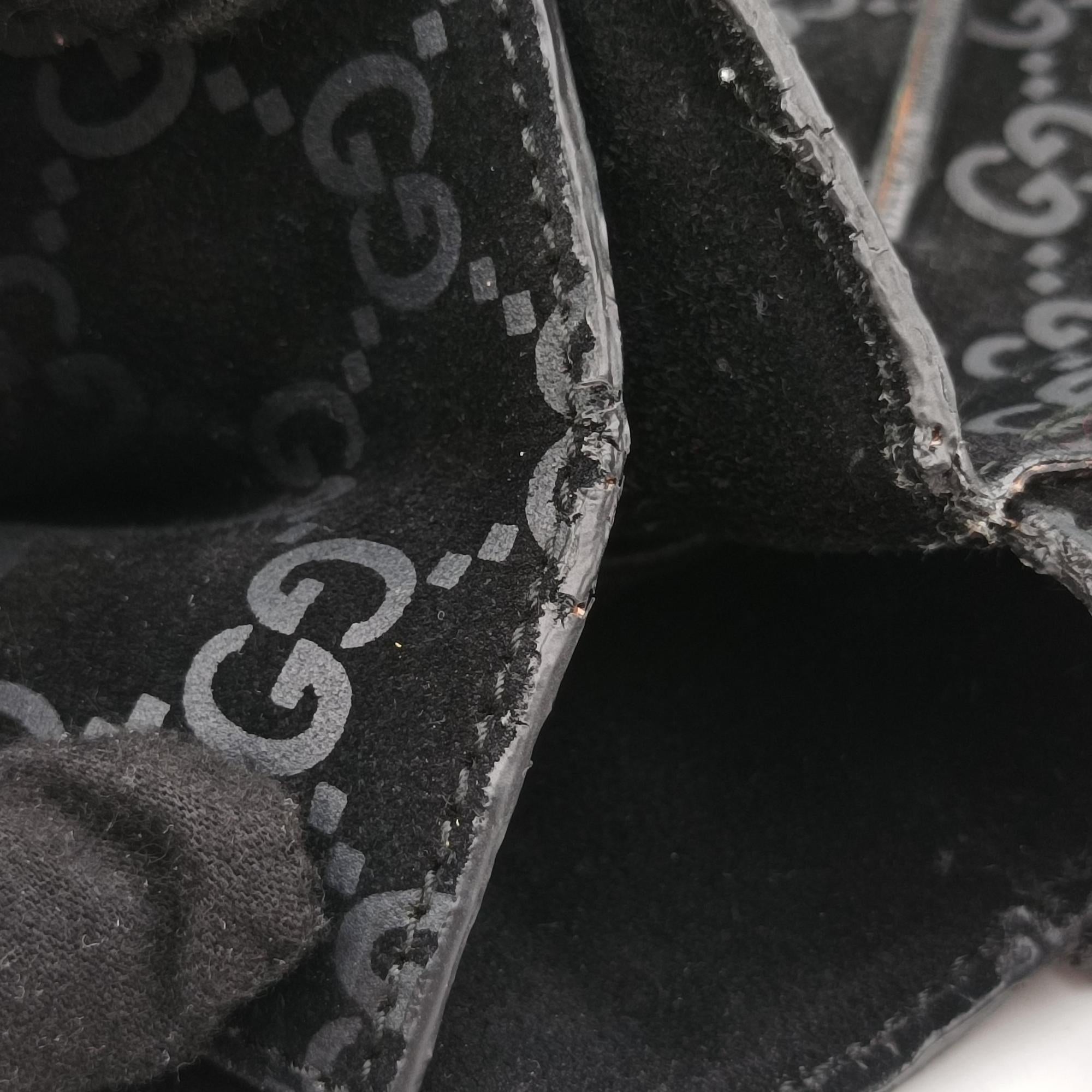 GG Suede Tote Black Suede 002.10 GGスエードトート ブラック スエード 002.10