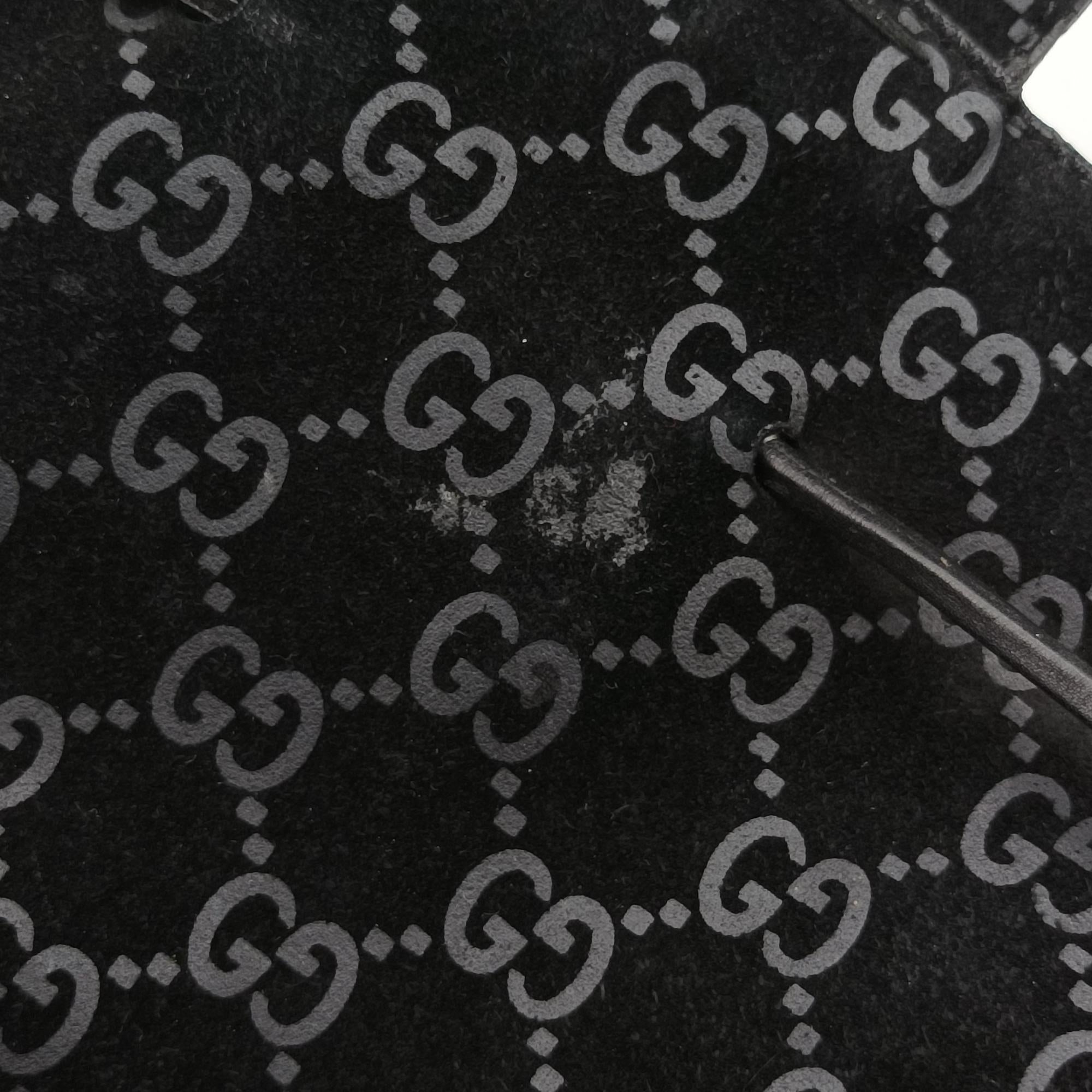 GG Suede Tote Black Suede 002.10 GGスエードトート ブラック スエード 002.10