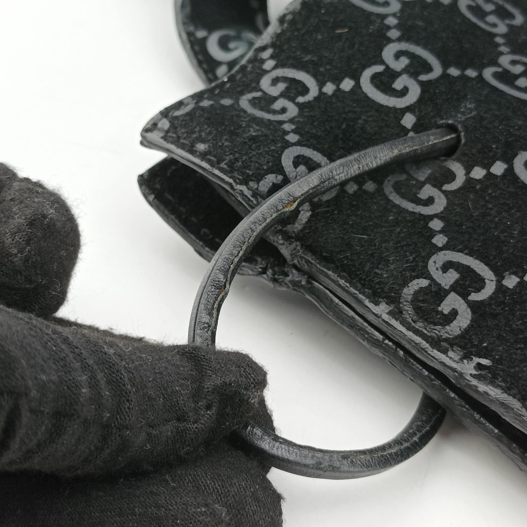 GG Suede Tote Black Suede 002.10 GGスエードトート ブラック スエード 002.10