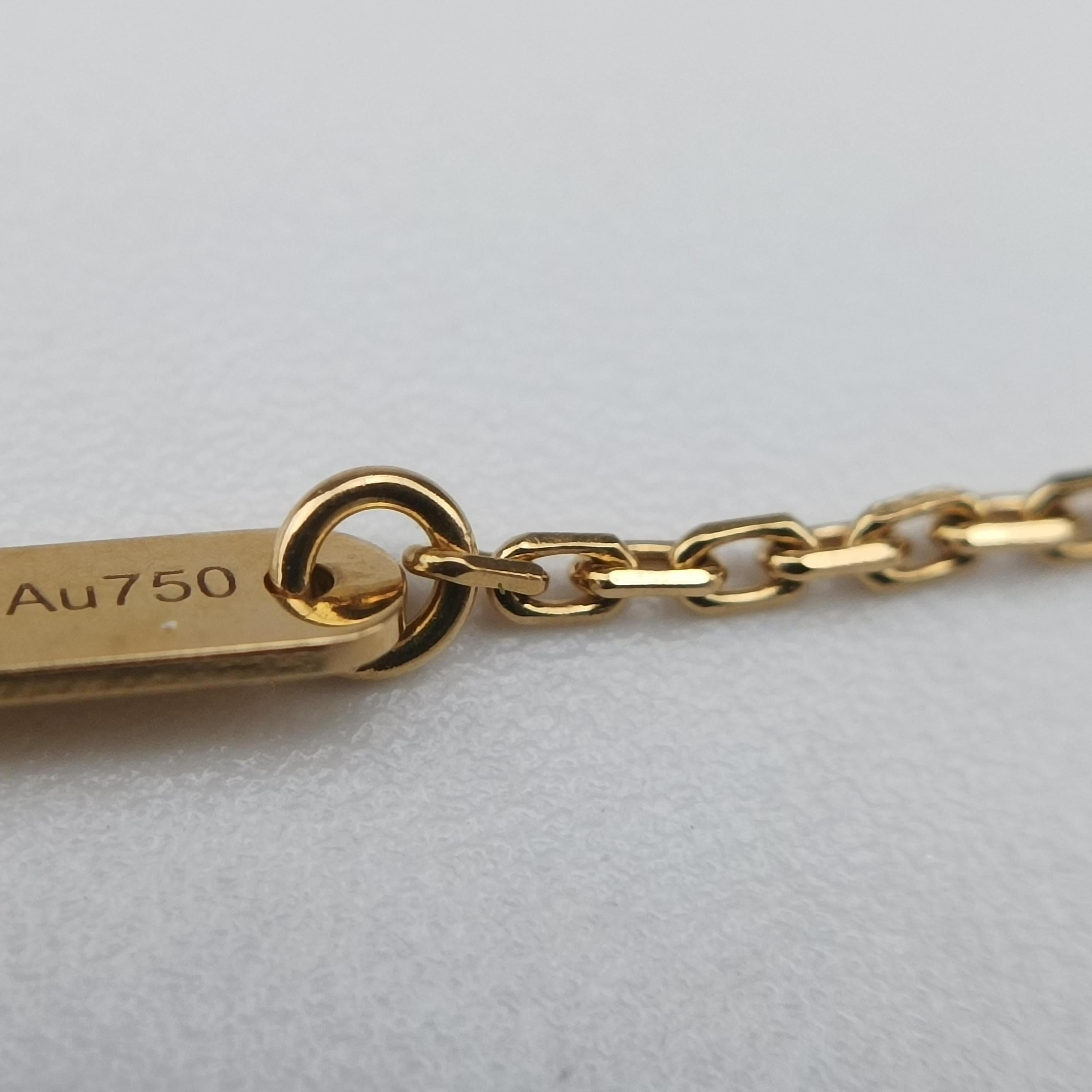 Sweet Alhambra Papillon Shell Red×Yellow Gold AU750 ARF69300 JE461281スウィートアルハンブラパピヨン シェル ホワイト×イエローゴールド AU750 ARF69300 JE461281