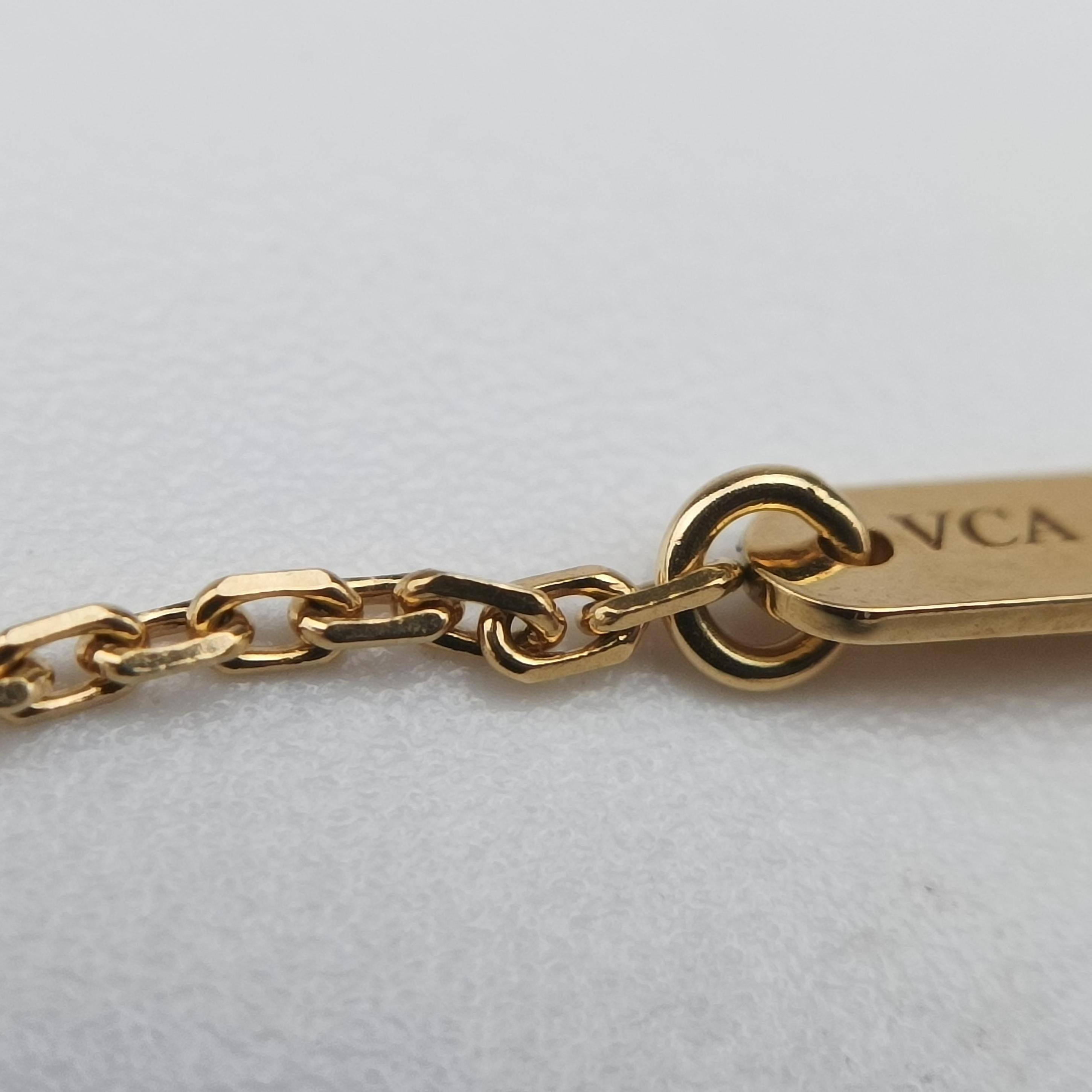 Sweet Alhambra Papillon Shell Red×Yellow Gold AU750 ARF69300 JE461281スウィートアルハンブラパピヨン シェル ホワイト×イエローゴールド AU750 ARF69300 JE461281