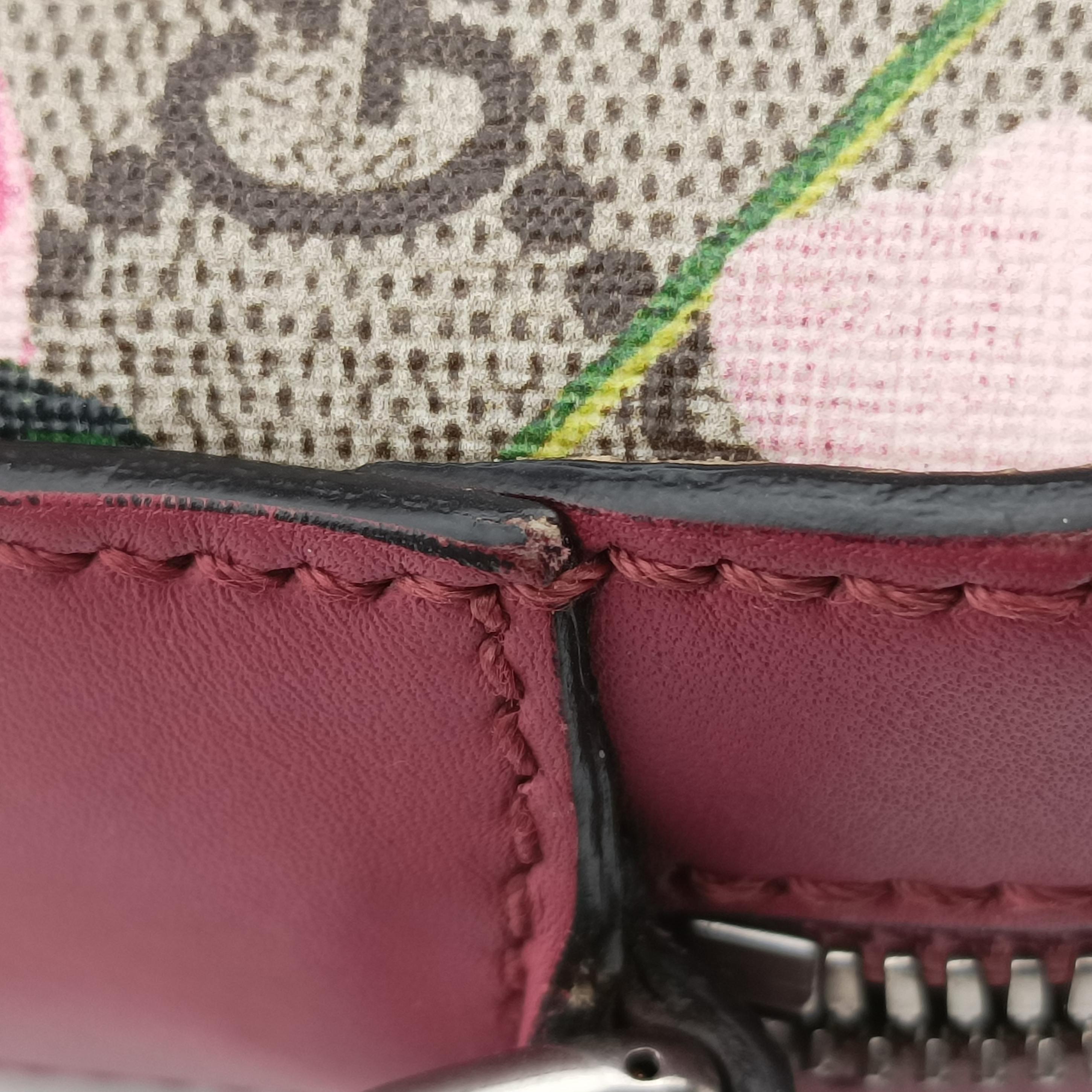 GG Supreme Blooms beige×Multicolour PVC coated canvas 409535 I019069219GGスプリームブルーム ベージュ×マルチカラー PVCコーティングキャンバス 409535 I019069219