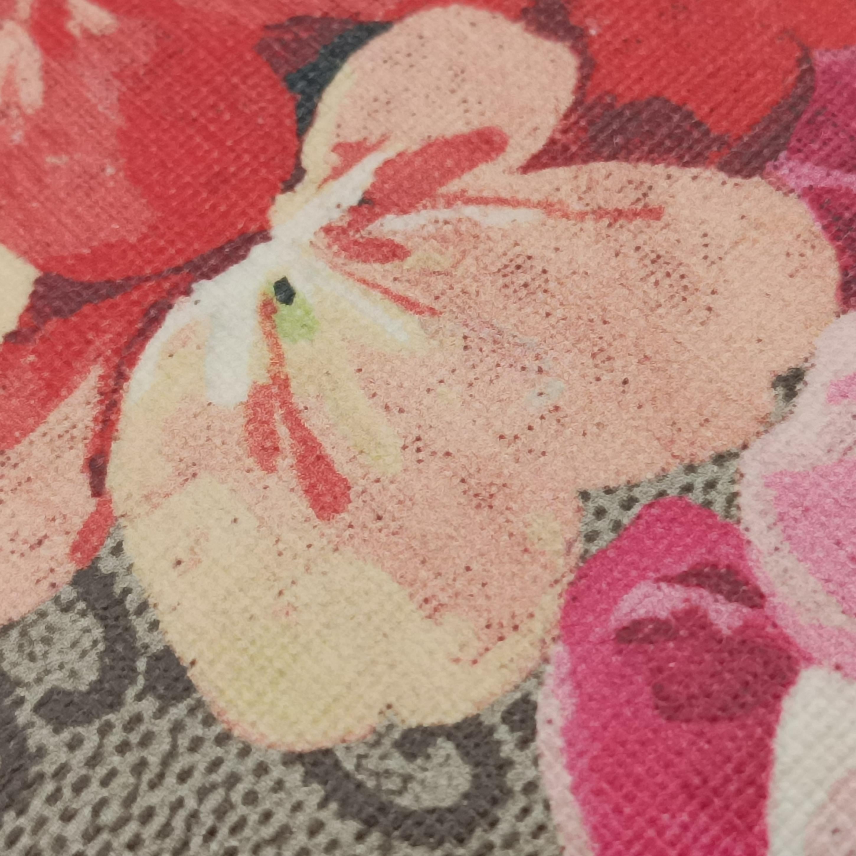 GG Supreme Blooms beige×Multicolour PVC coated canvas 409535 D019068844GGスプリーム ベージュ×マルチカラー PVCコーティングキャンバス 409535 D019068844