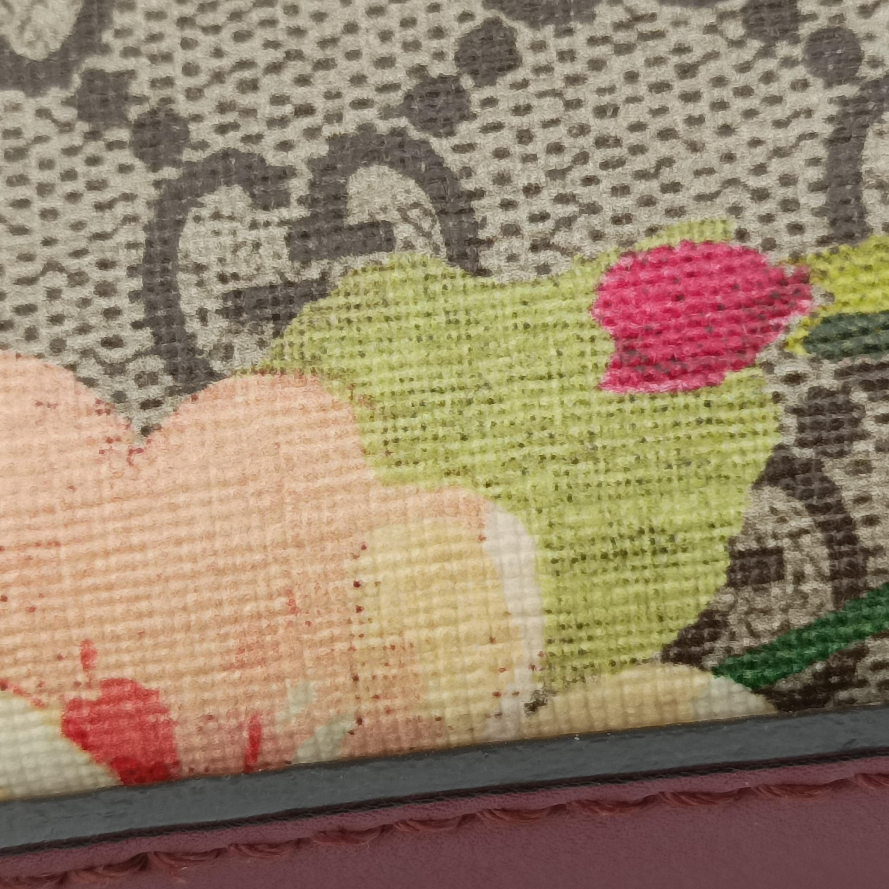 GG Supreme Blooms beige×Multicolour PVC coated canvas 409535 D019068844GGスプリーム ベージュ×マルチカラー PVCコーティングキャンバス 409535 D019068844