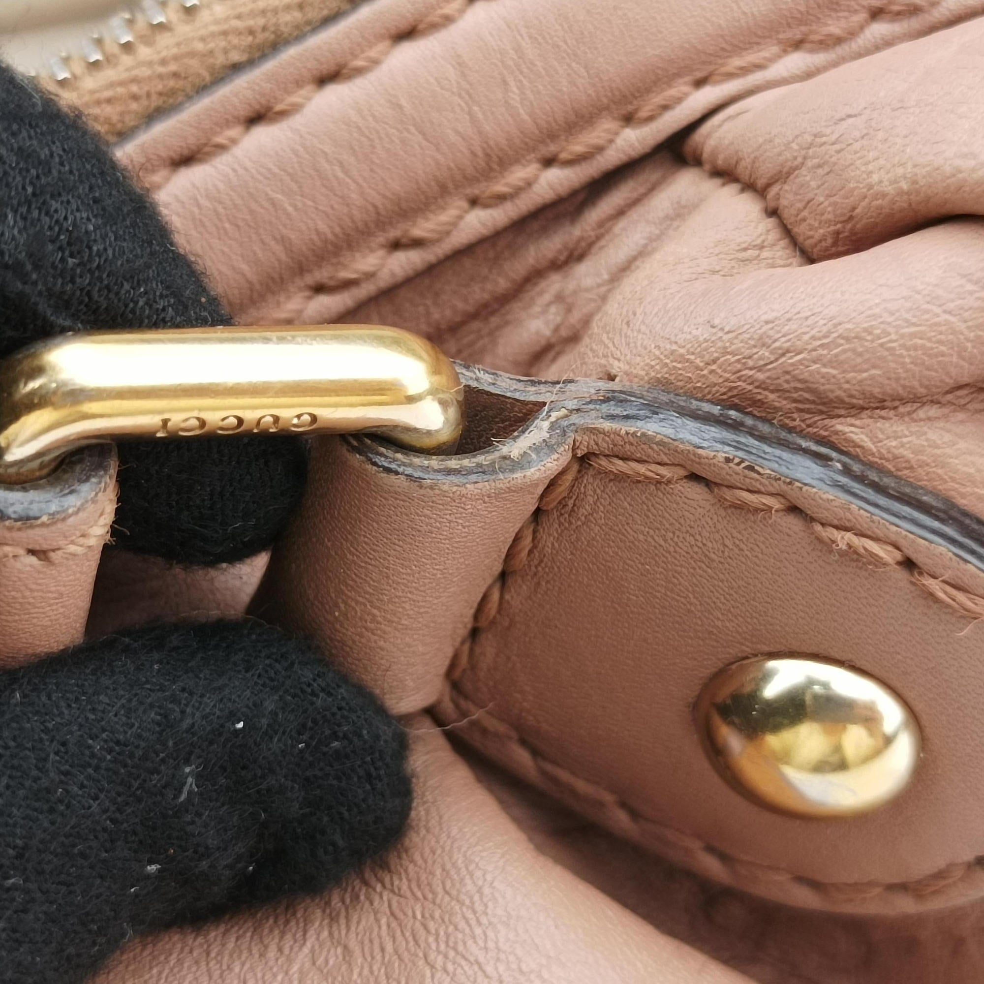 Sukey GUCCISSIMA Pink Leather 223974 Lot number unknownスーキーグッチシマ ピンク レザー 223974 製番不明