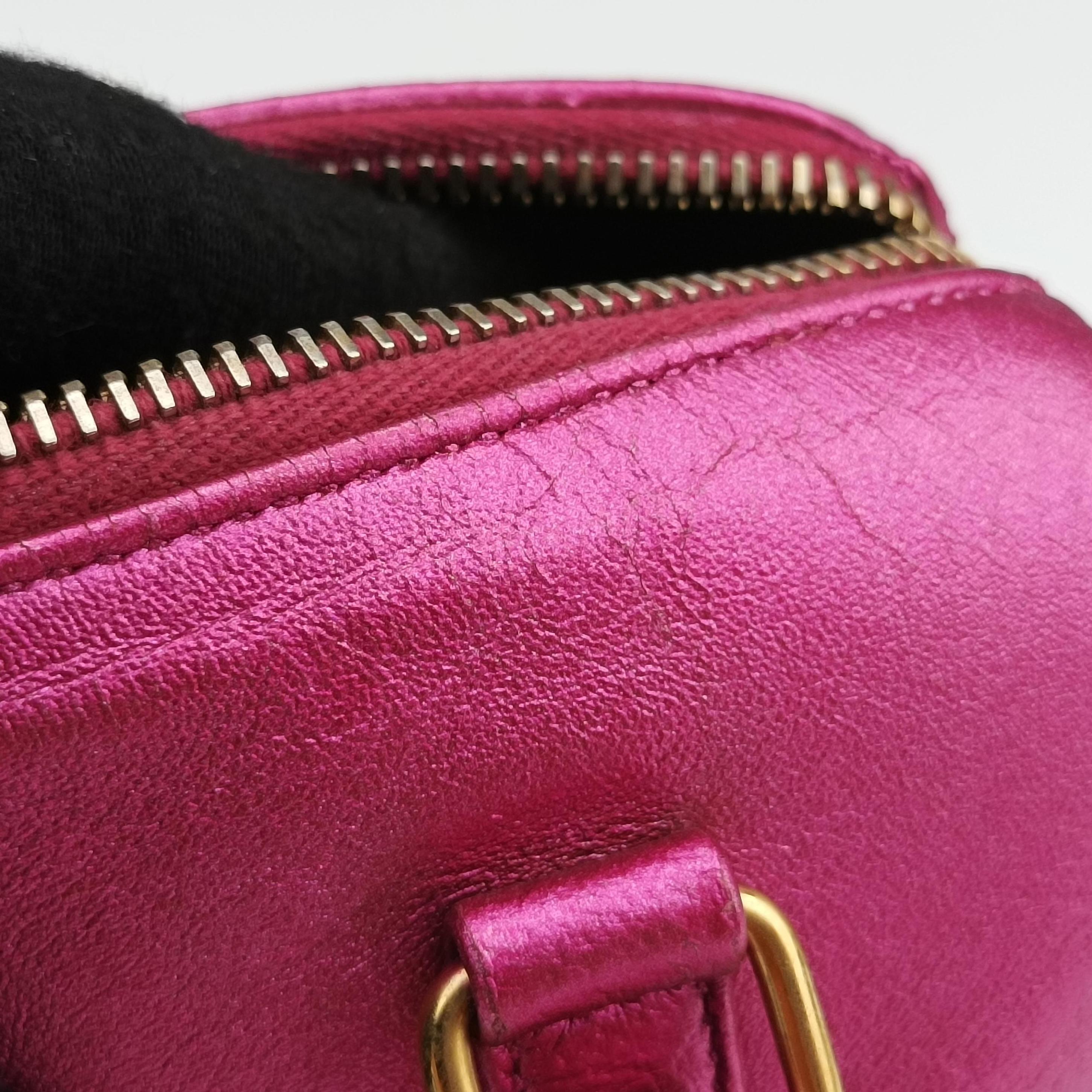 CLASSIC BABY DUFFLE Rose Leather 340238 CLD340238.1113クラシック ベイビーダッフル ローズ レッド レザー 340238 CLD340238.1113