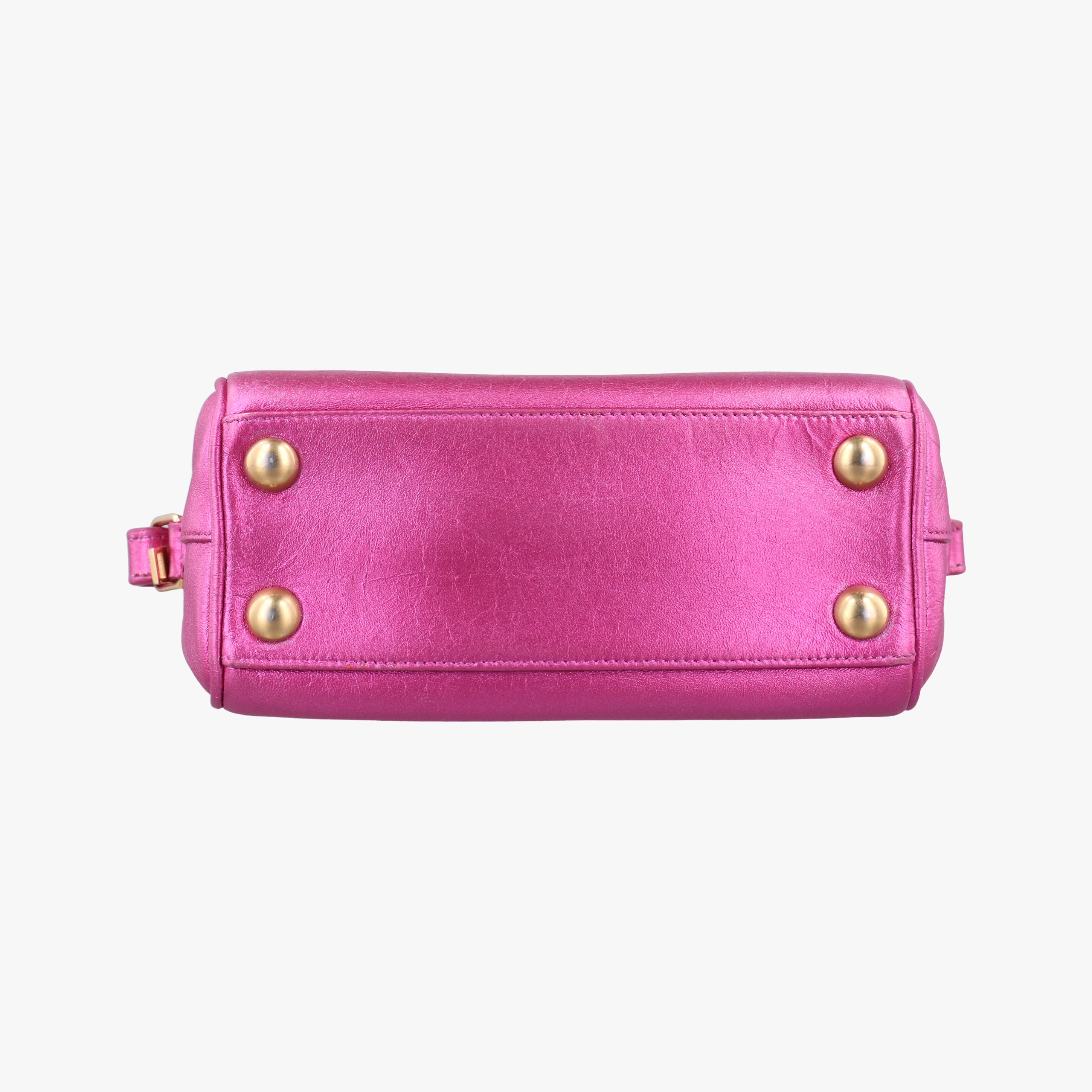 CLASSIC BABY DUFFLE Rose Leather 340238 CLD340238.1113クラシック ベイビーダッフル ローズ レッド レザー 340238 CLD340238.1113