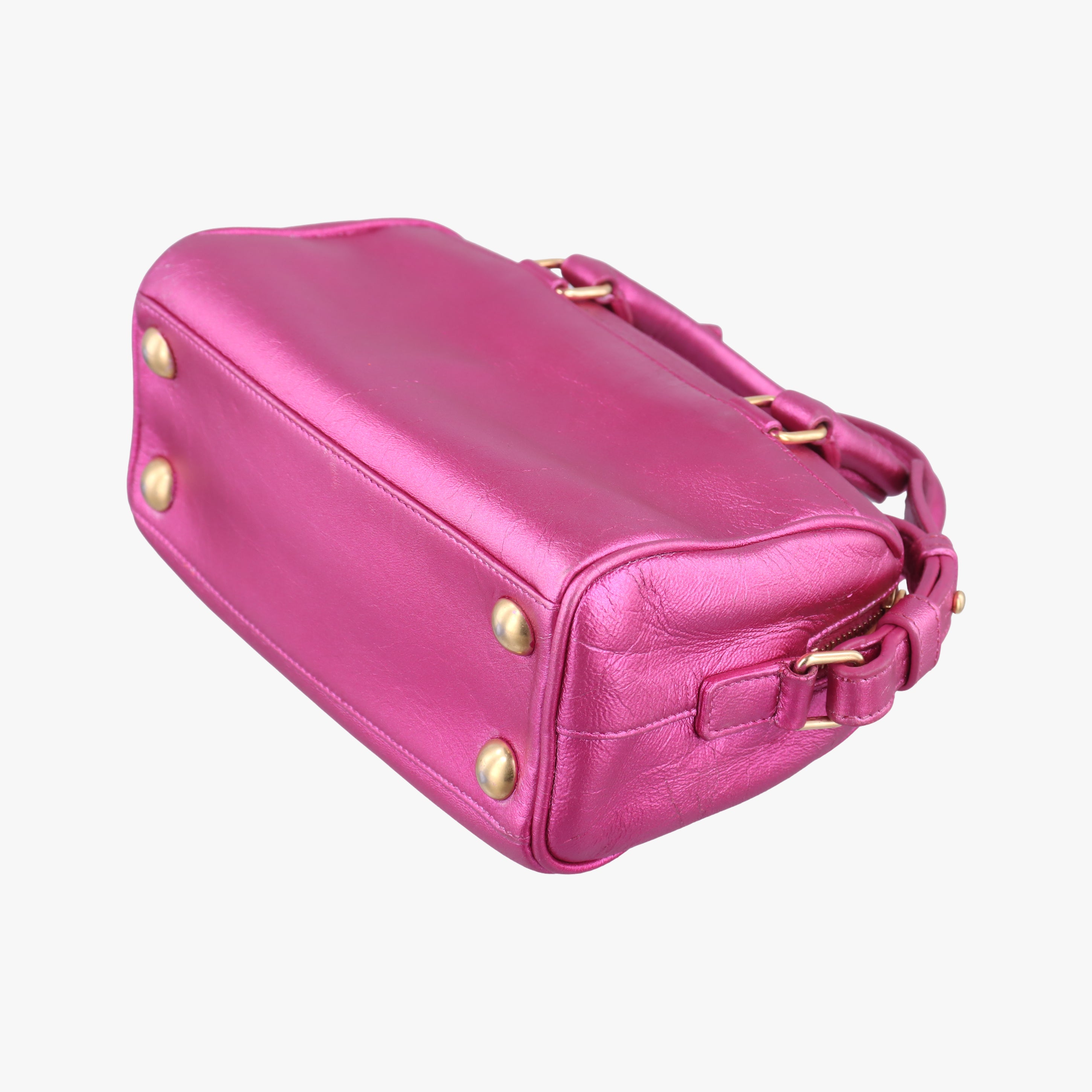 CLASSIC BABY DUFFLE Rose Leather 340238 CLD340238.1113クラシック ベイビーダッフル ローズ レッド レザー 340238 CLD340238.1113