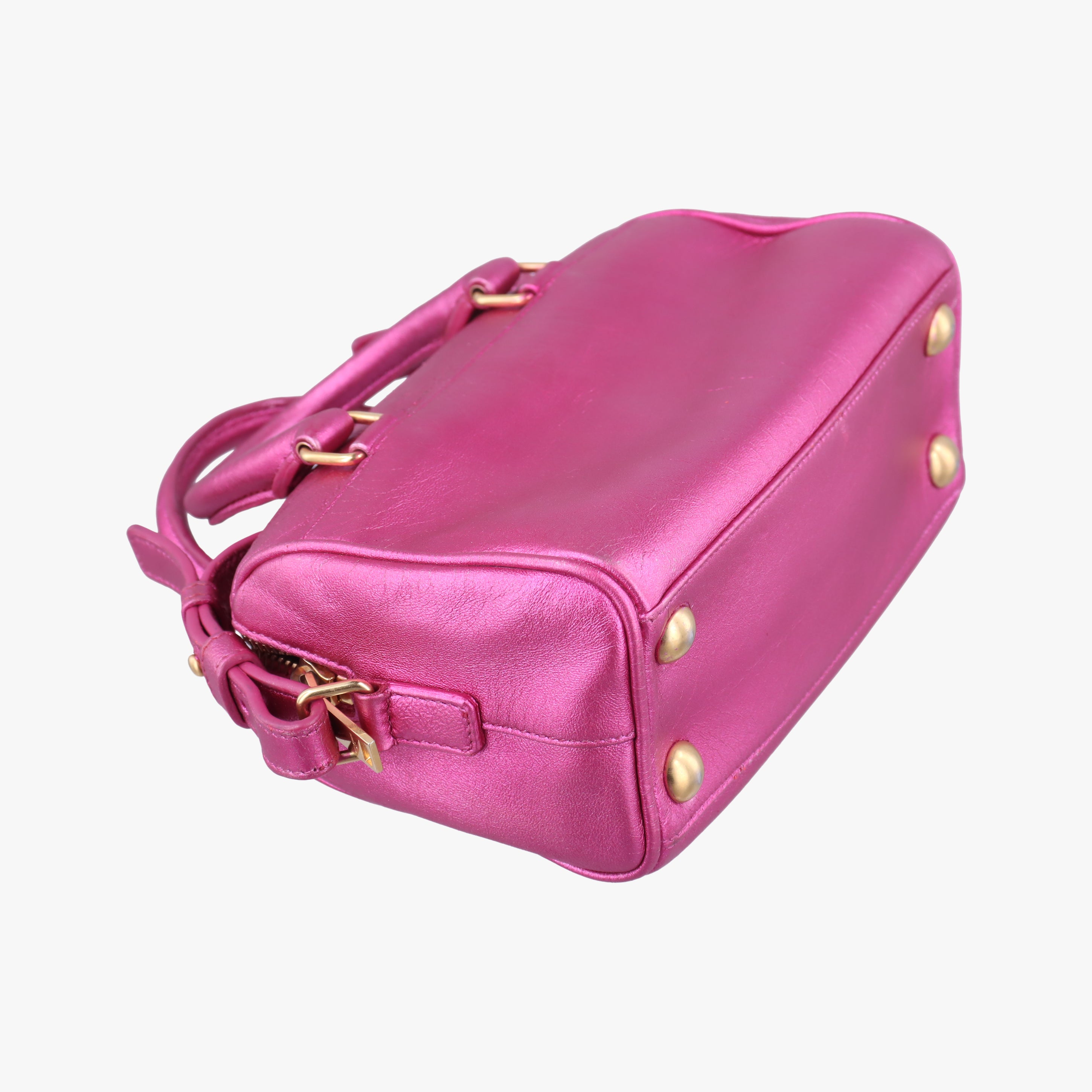 CLASSIC BABY DUFFLE Rose Leather 340238 CLD340238.1113クラシック ベイビーダッフル ローズ レッド レザー 340238 CLD340238.1113