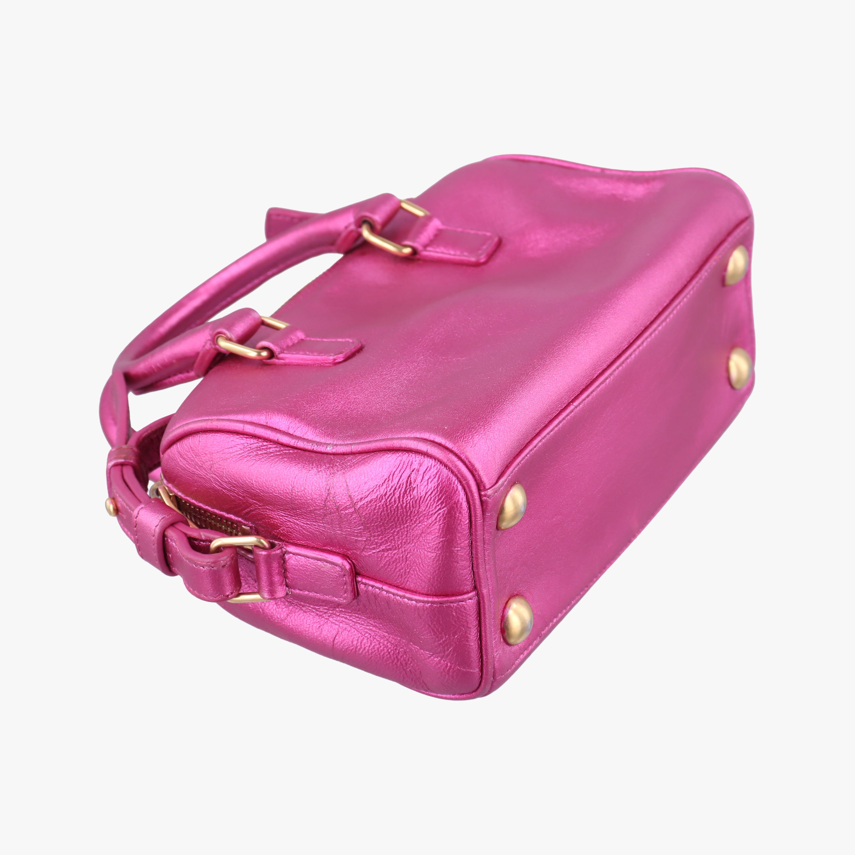 CLASSIC BABY DUFFLE Rose Leather 340238 CLD340238.1113クラシック ベイビーダッフル ローズ レッド レザー 340238 CLD340238.1113