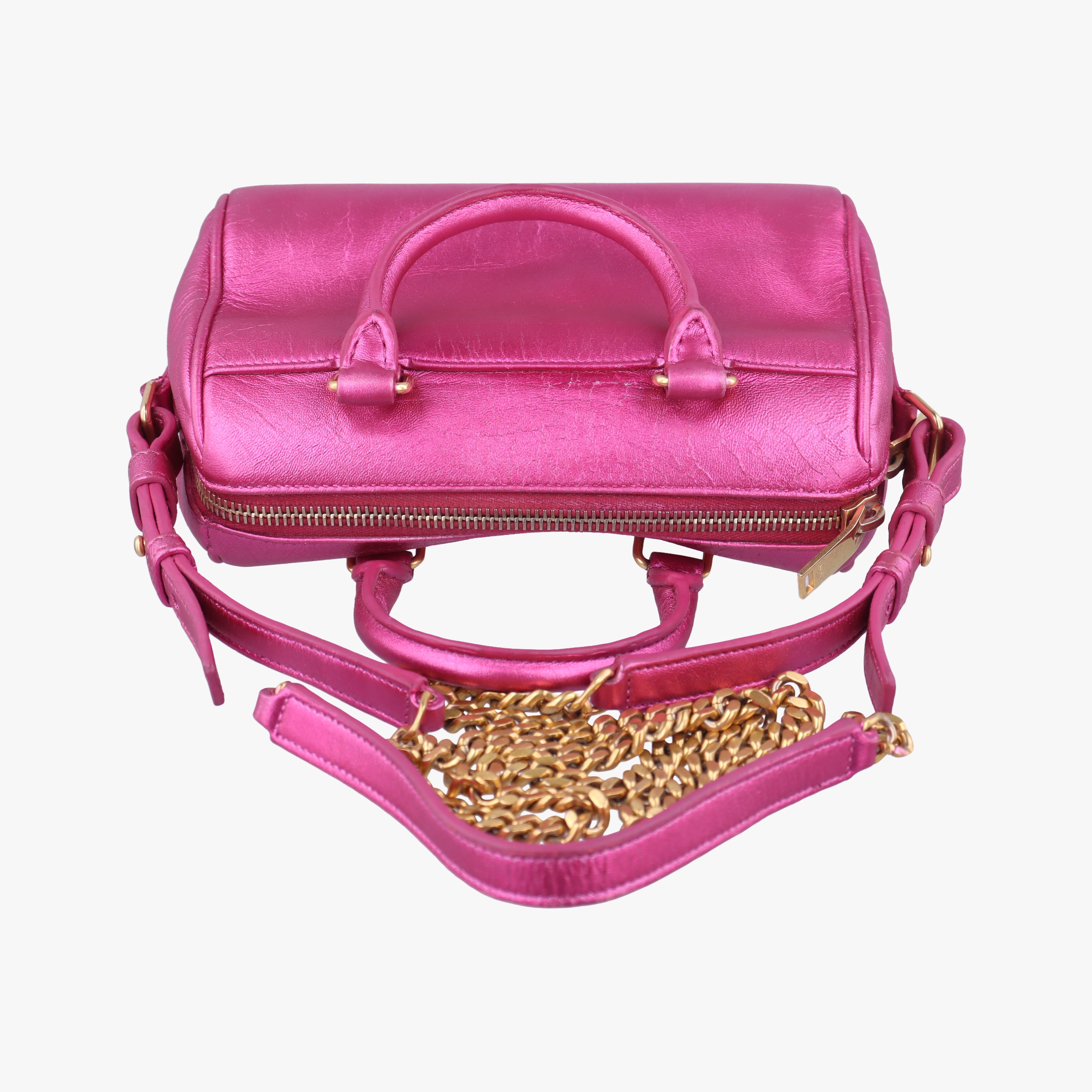 CLASSIC BABY DUFFLE Rose Leather 340238 CLD340238.1113クラシック ベイビーダッフル ローズ レッド レザー 340238 CLD340238.1113