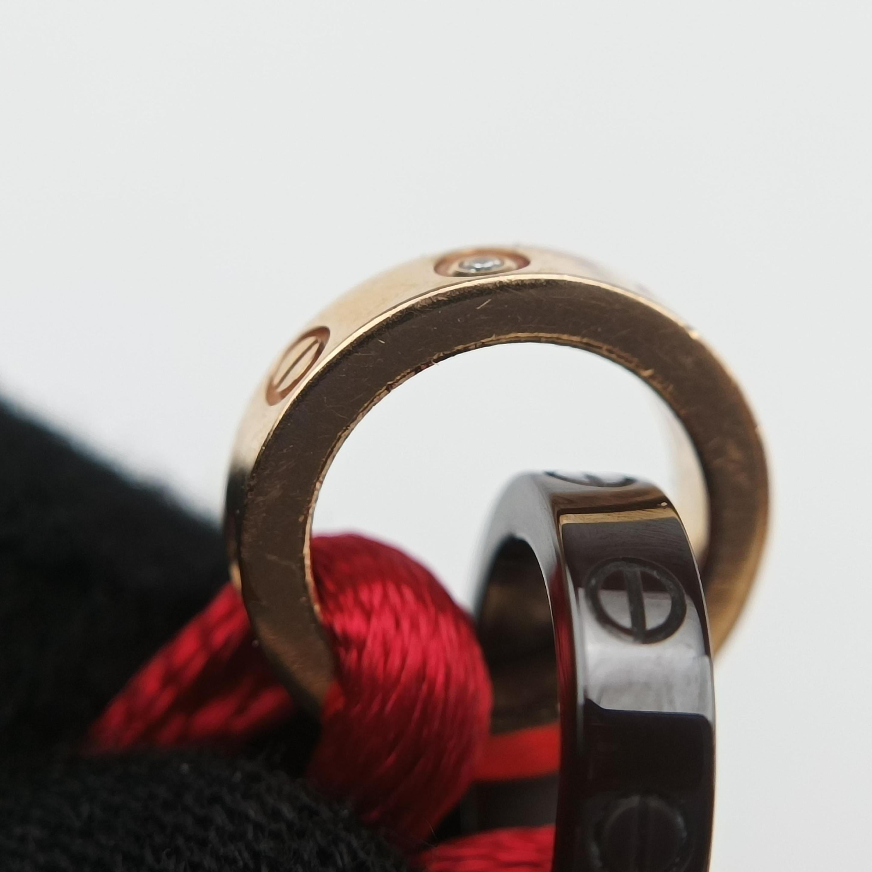 Baby Love Black x Rose Gold AU750 B6040100 DGE809ベビー ラブ ブラック×ローズゴールド AU750 B6040100 DGE809