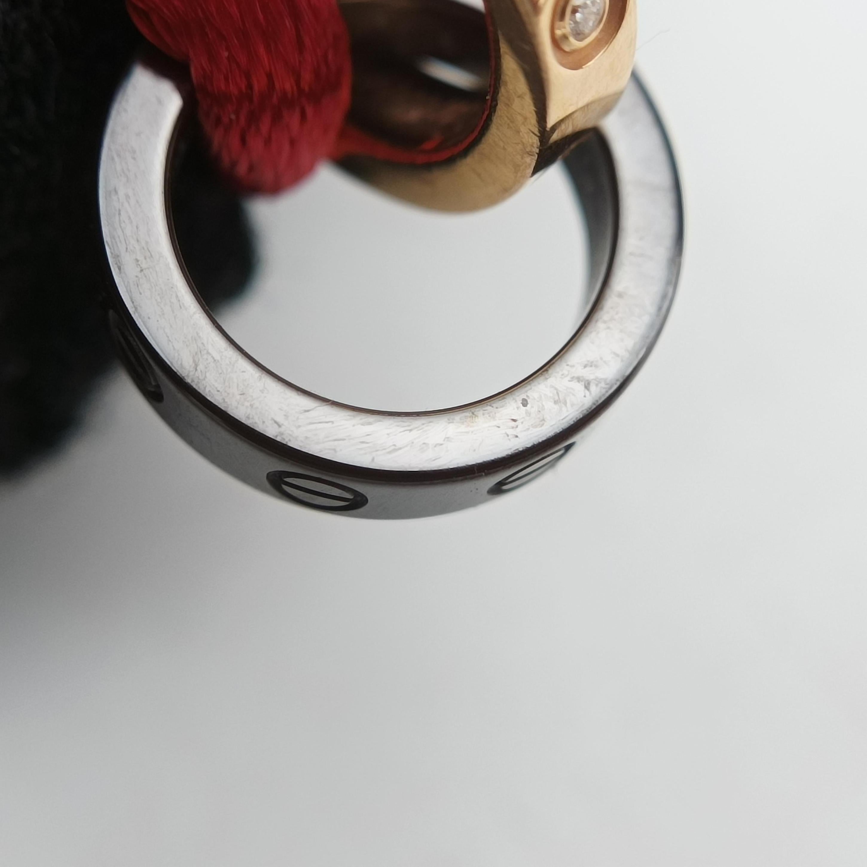 Baby Love Black x Rose Gold AU750 B6040100 DGE809ベビー ラブ ブラック×ローズゴールド AU750 B6040100 DGE809