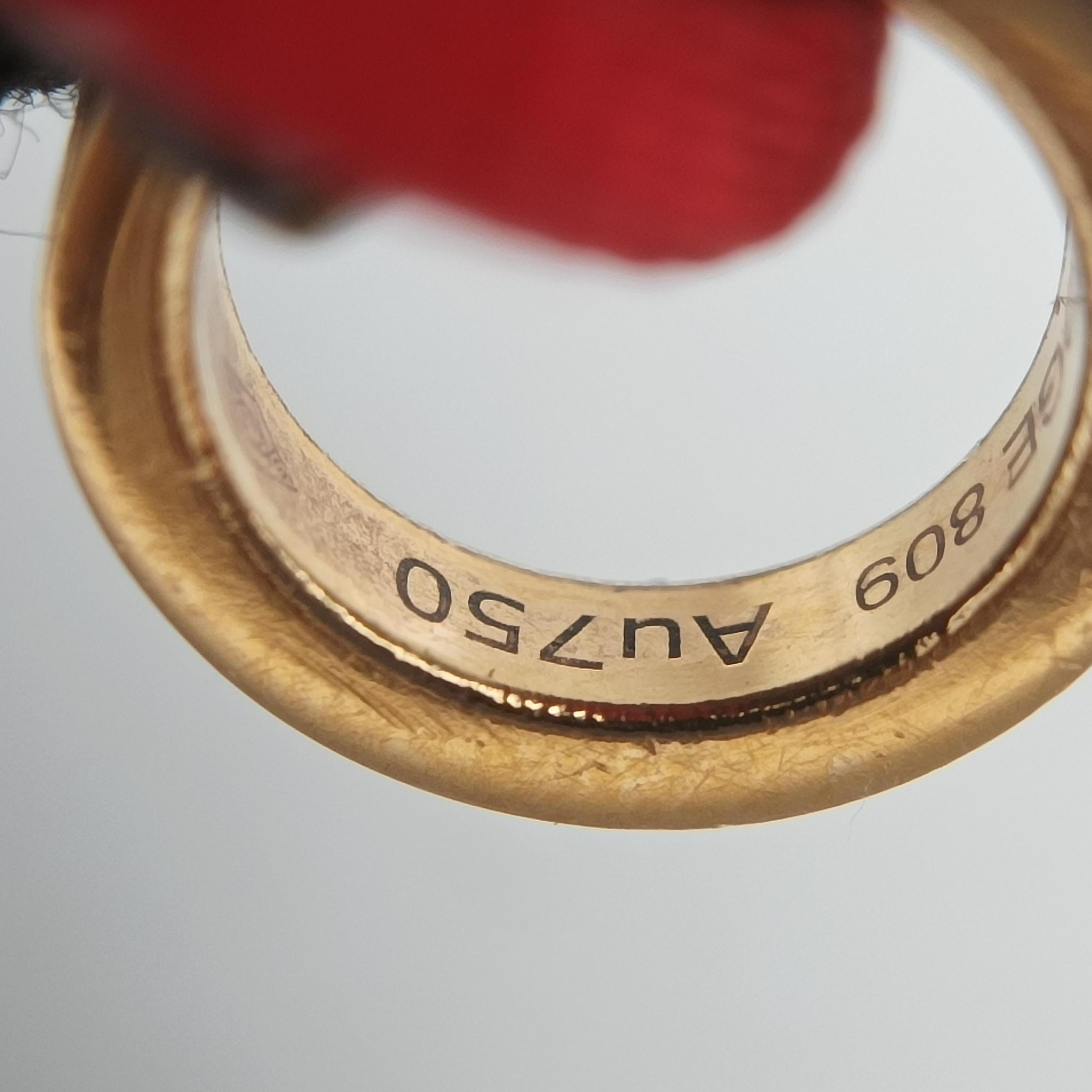 Baby Love Black x Rose Gold AU750 B6040100 DGE809ベビー ラブ ブラック×ローズゴールド AU750 B6040100 DGE809