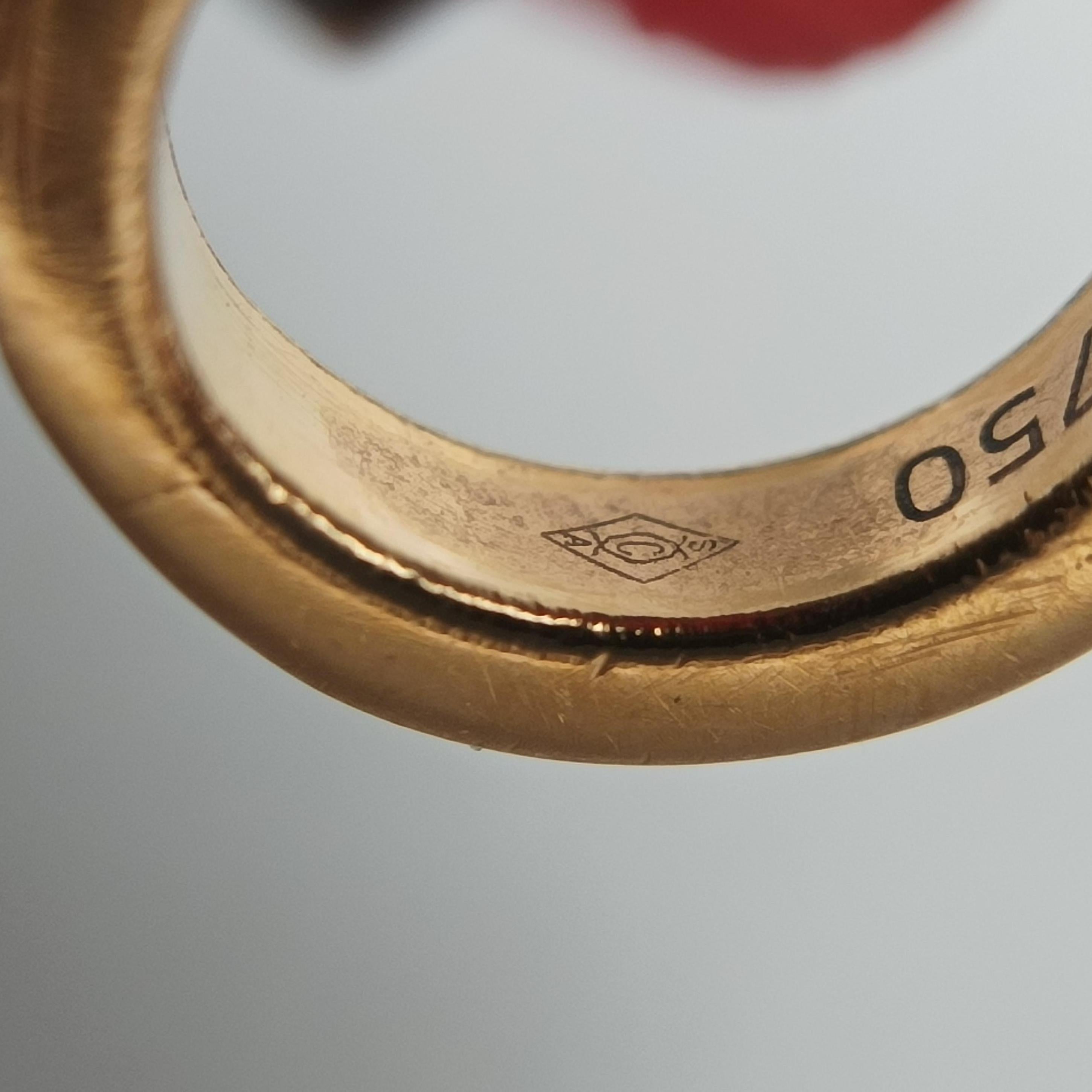 Baby Love Black x Rose Gold AU750 B6040100 DGE809ベビー ラブ ブラック×ローズゴールド AU750 B6040100 DGE809