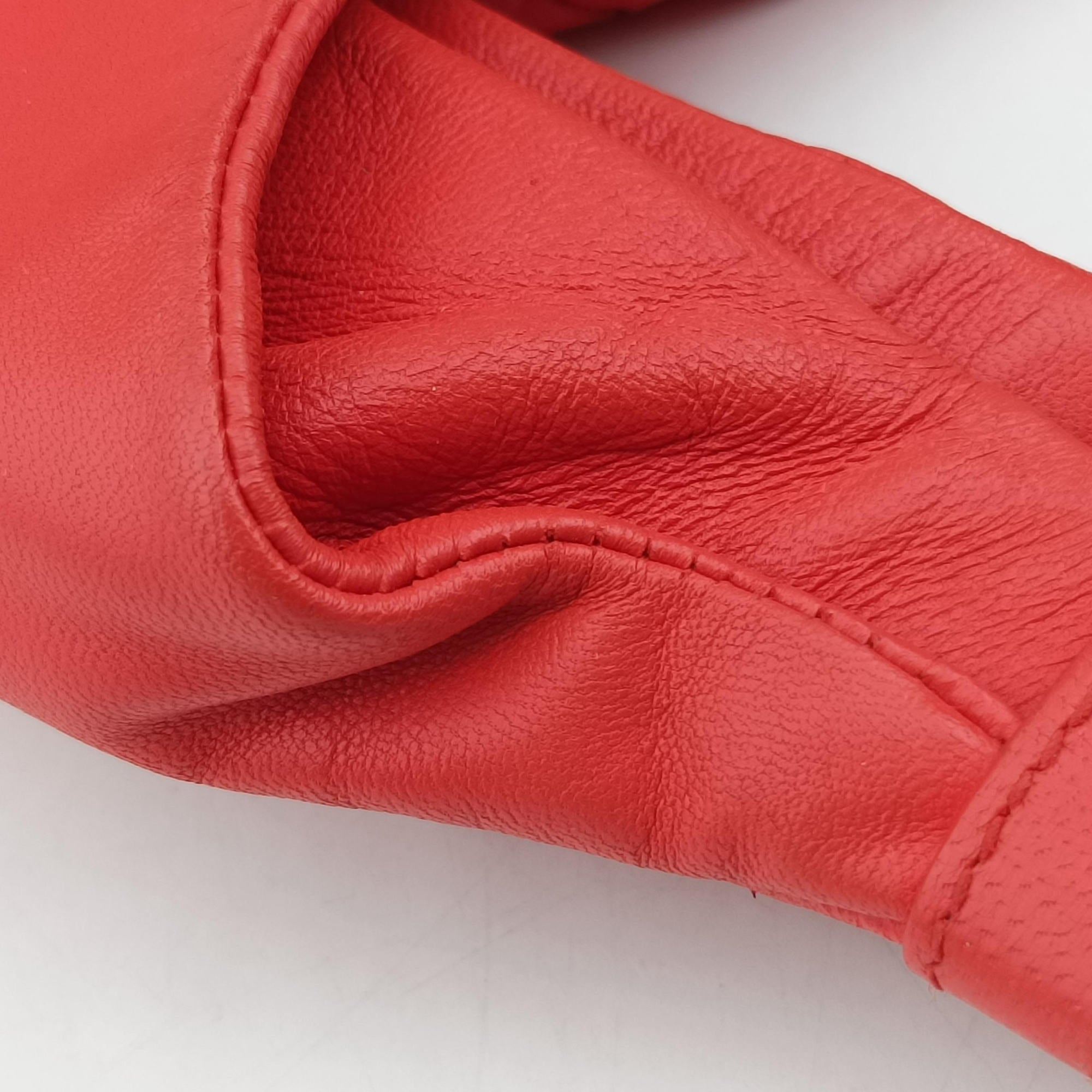 CAMPANA Intrecciato Orange lambskin 124864 V0016 6576 EPEV 2011 4068 Bカンパーナ イントレチャート オレンジ ラムスキン 124864 V0016 6576 EPEV 2011 4068 B