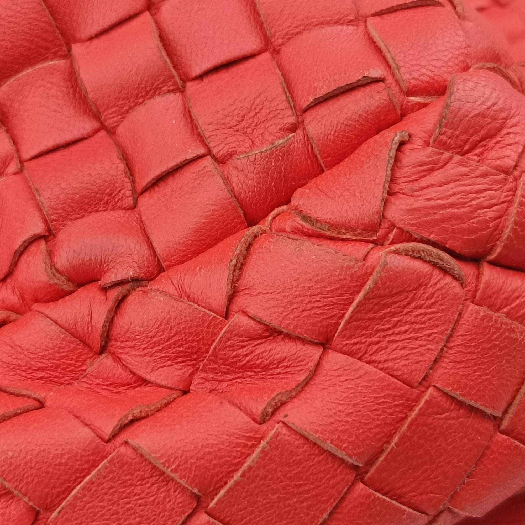 CAMPANA Intrecciato Orange lambskin 124864 V0016 6576 EPEV 2011 4068 Bカンパーナ イントレチャート オレンジ ラムスキン 124864 V0016 6576 EPEV 2011 4068 B