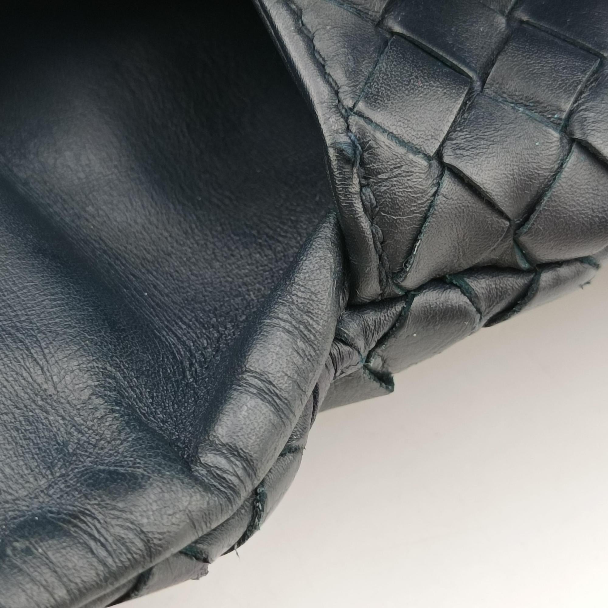 Intrecciato Navy lambskin B01351879Mイントレチャート ネイビー ラムスキン B01351879M