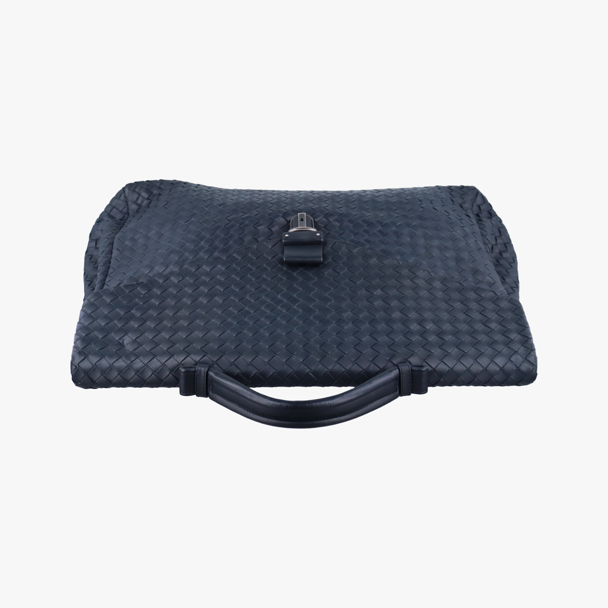 Intrecciato Navy lambskin B01351879Mイントレチャート ネイビー ラムスキン B01351879M