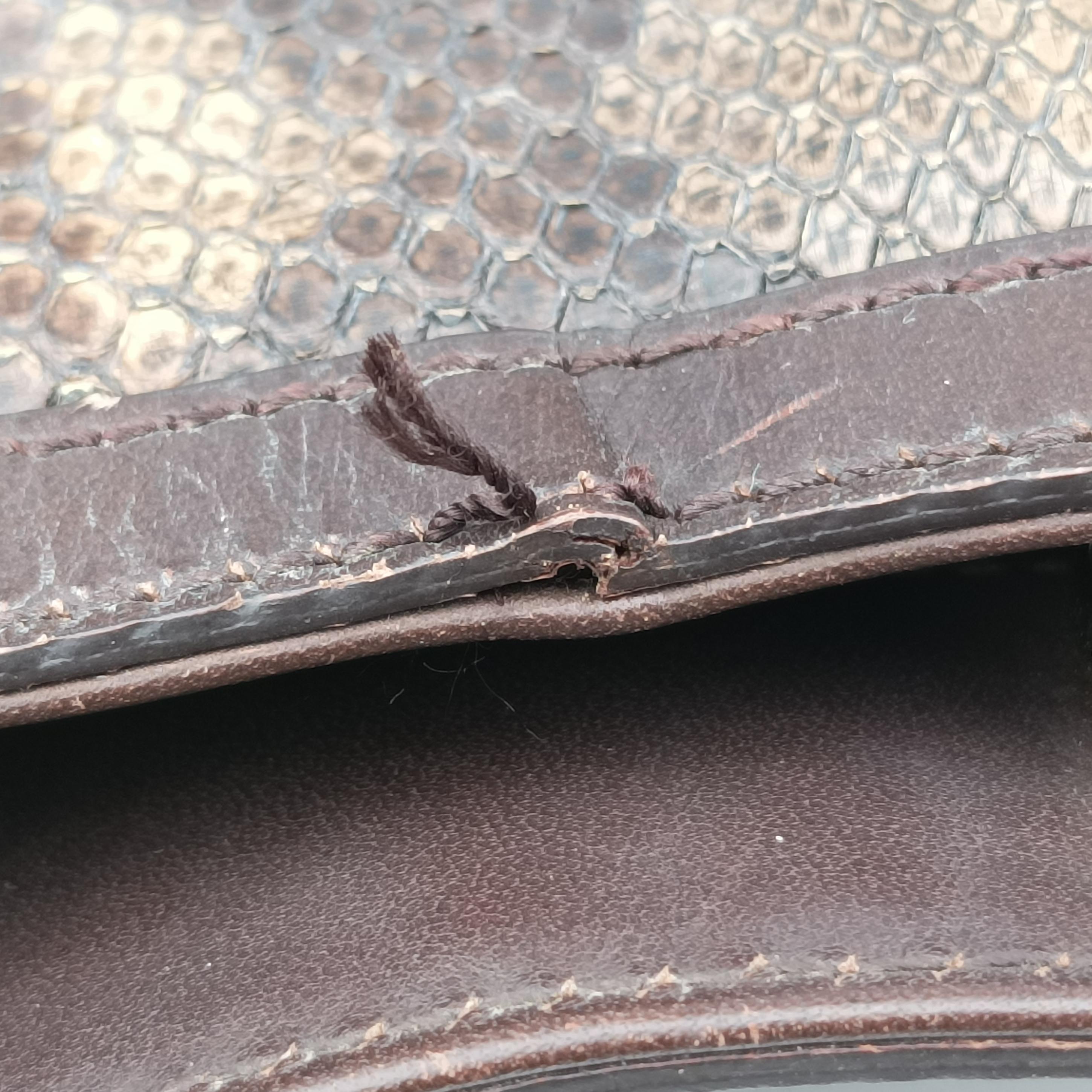 GG Craft Brown snakeskin 247207 E7037130GGクラフト ブラウン ヘビ革 247207 E7037130