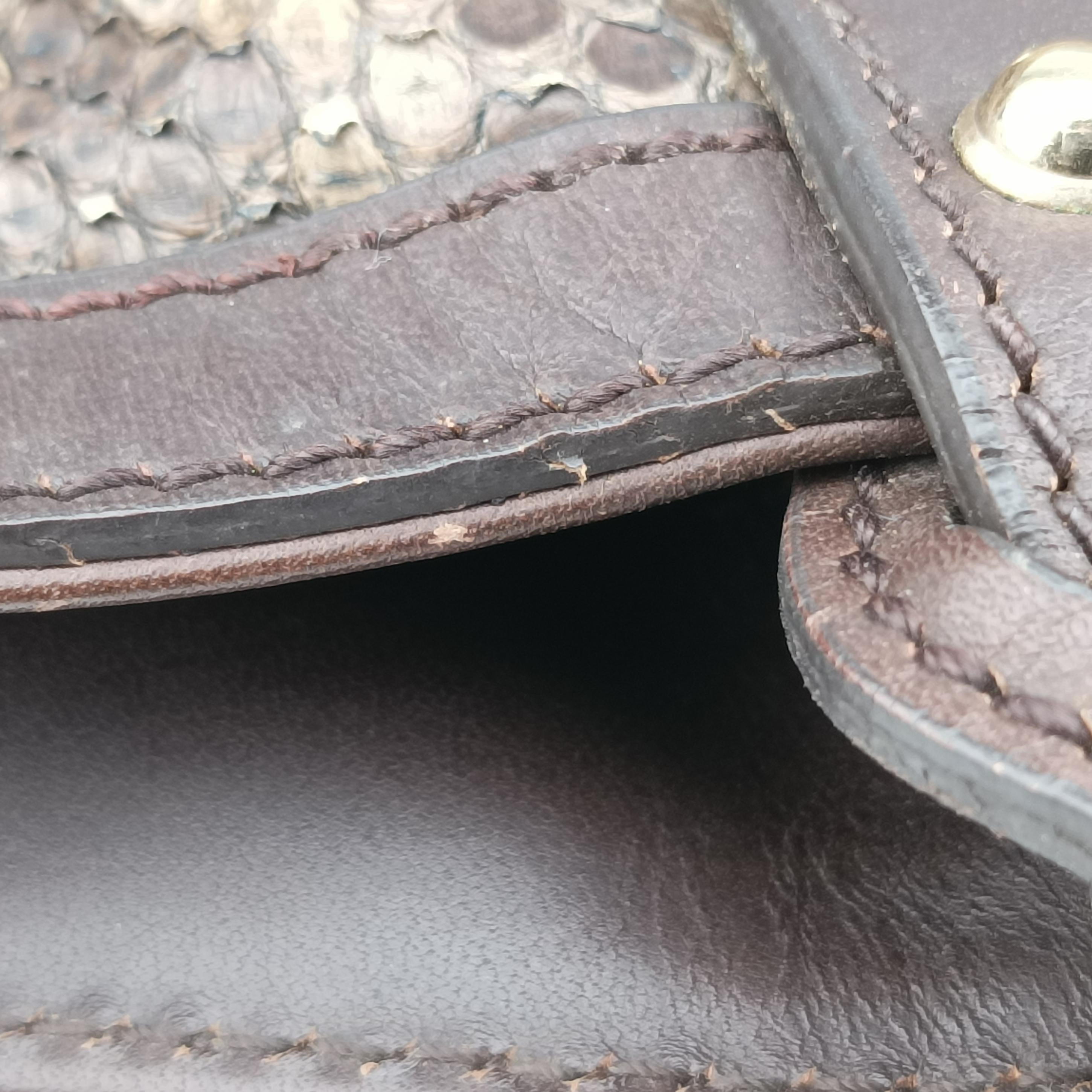 GG Craft Brown snakeskin 247207 E7037130GGクラフト ブラウン ヘビ革 247207 E7037130